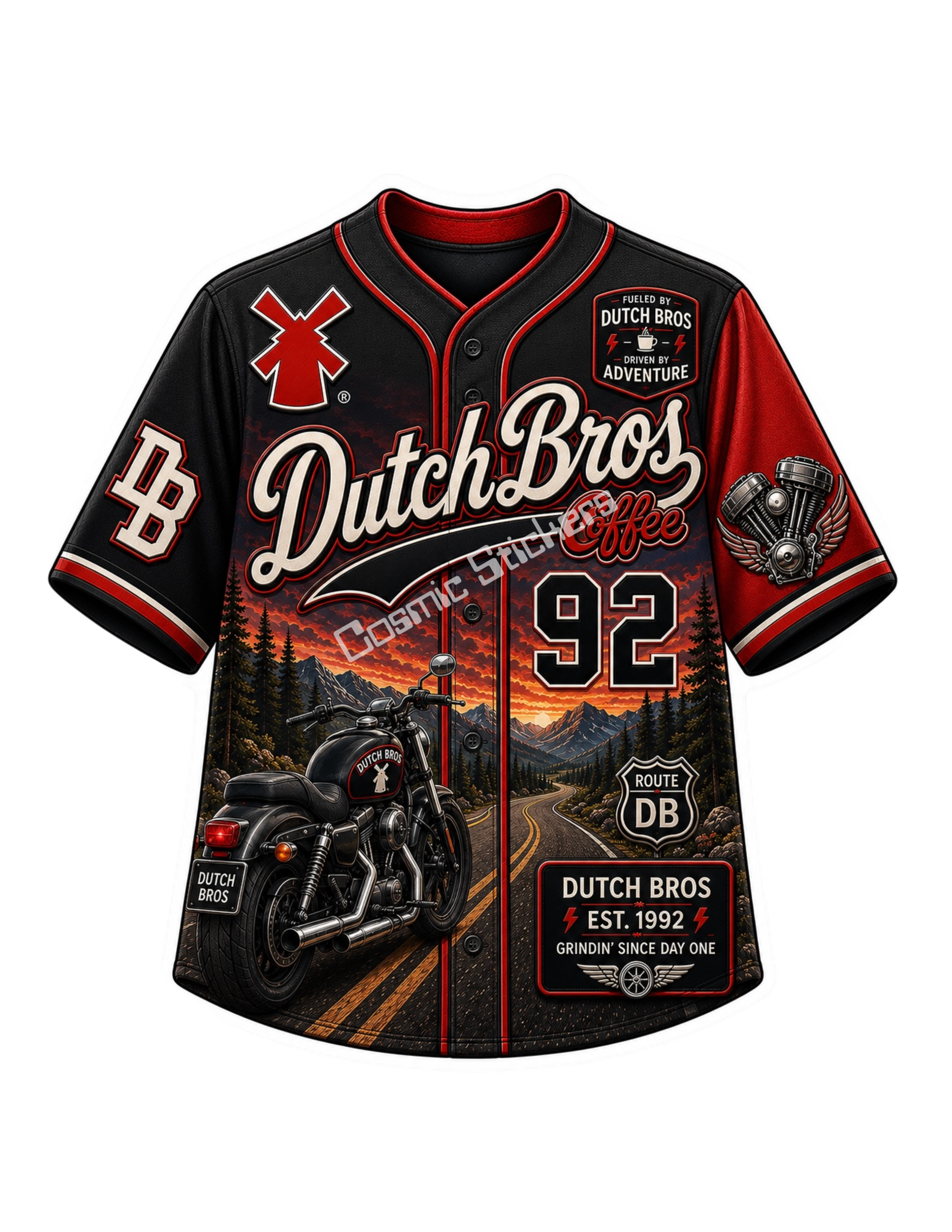 Dutch Bros Jersey Sticker #30