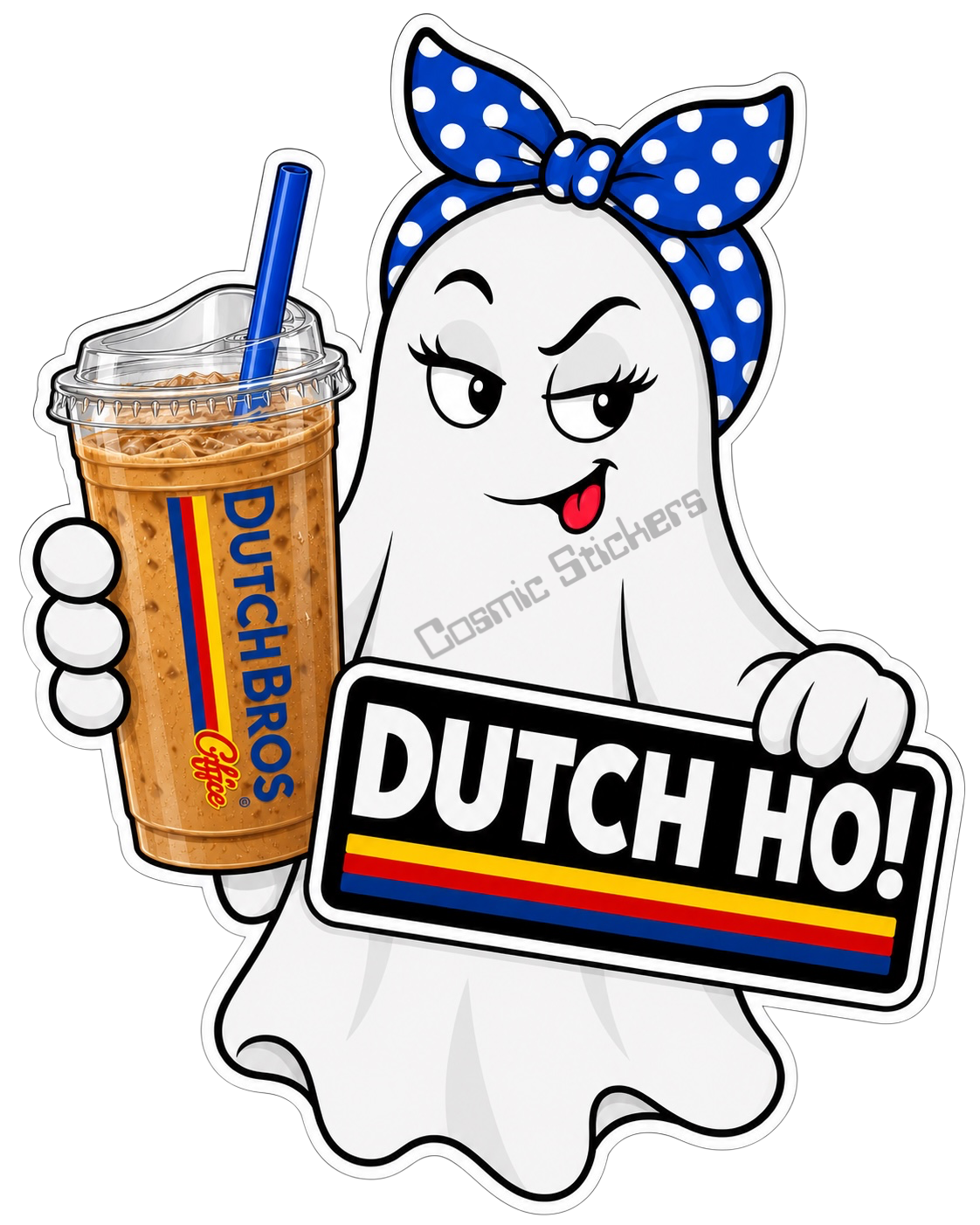 Fan-Made Boo Crew – Brewed Beyond | Dutch Bros Inspired Vinyl Sticker