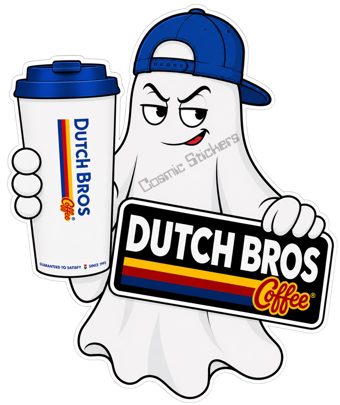 Fan-Made Boo Crew – Ghoul Fuel | Dutch Bros Inspired Vinyl Sticker