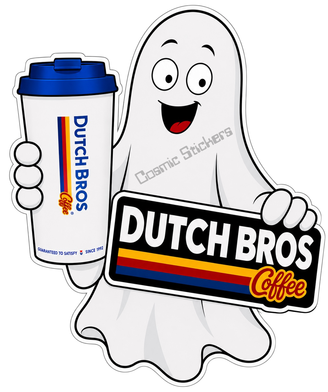 Fan-Made Boo Crew – Moonlight Mischief | Dutch Bros Inspired Vinyl Sticker