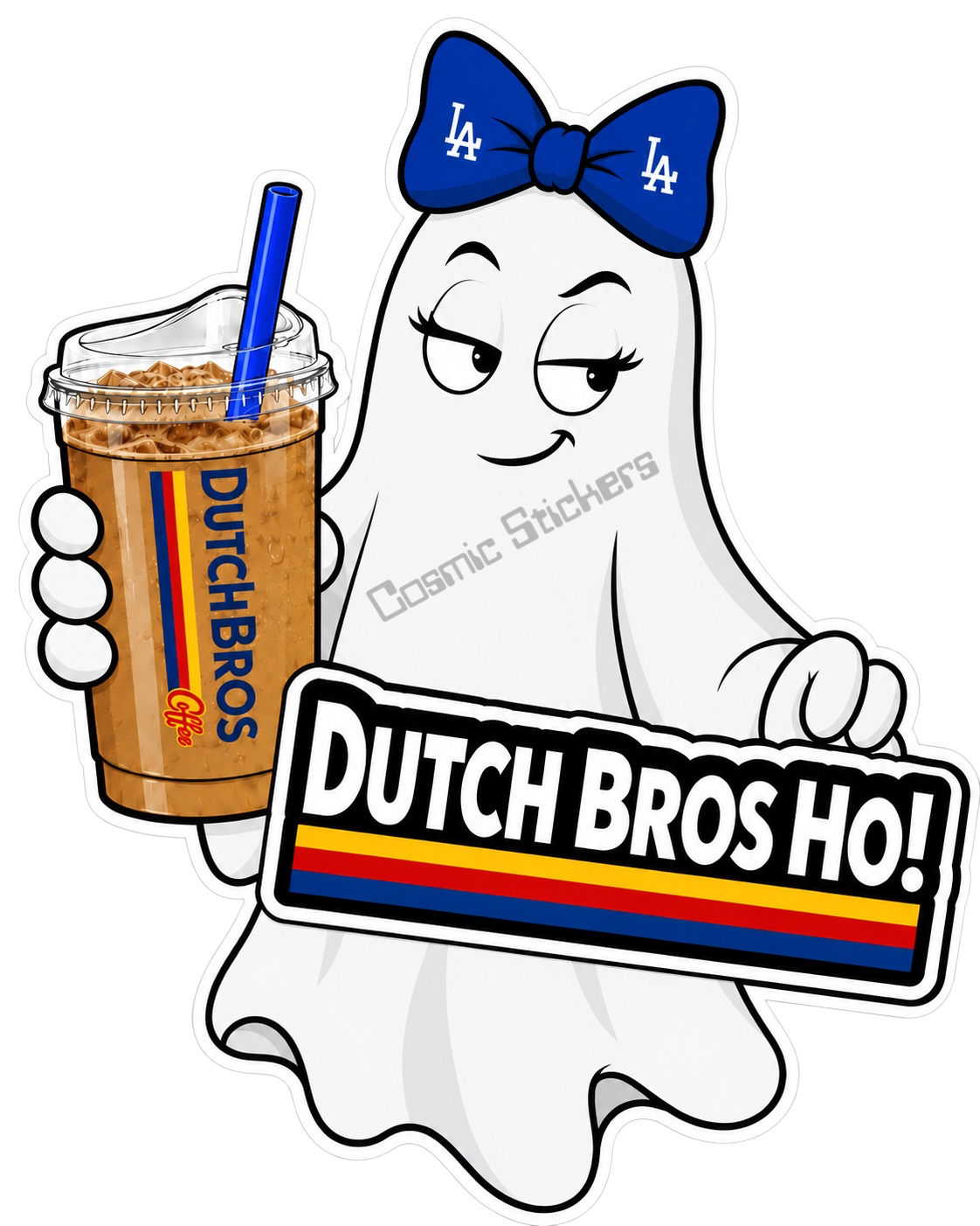 Fan-Made Boo Crew – Brew From Beyond | Dutch Bros Inspired Vinyl Sticker