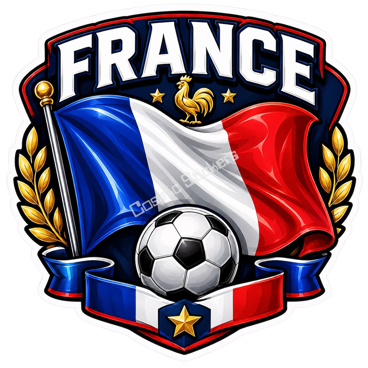 France Soccer Flag