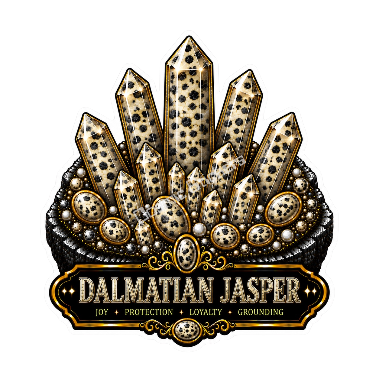 Crystal Meanings Collection - Dalmatian Jasper