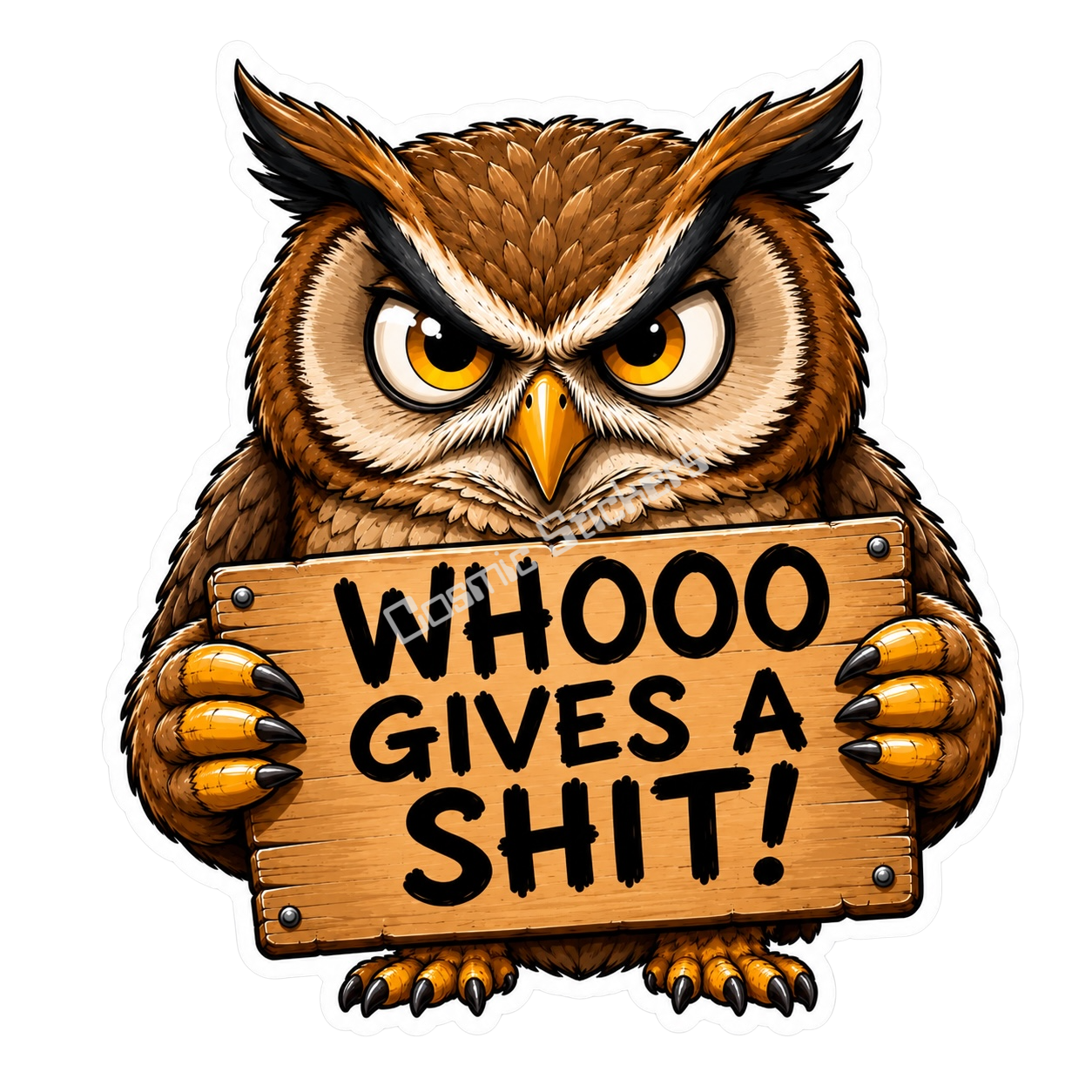 Owl with an Attitude