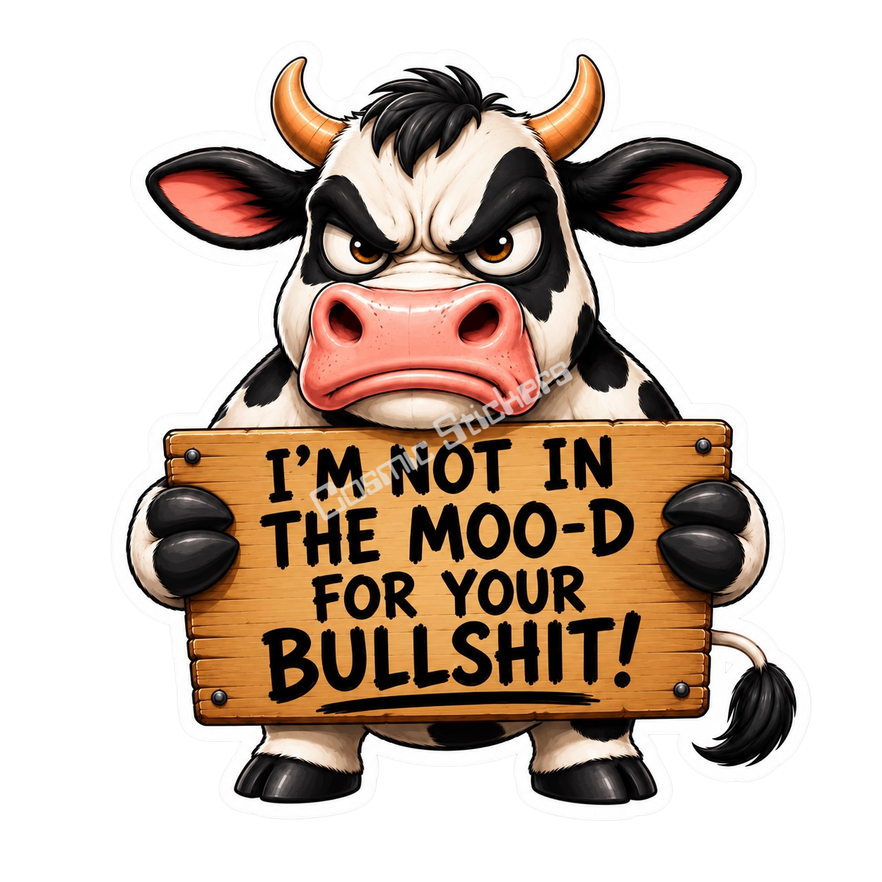 Cow with an Attitude