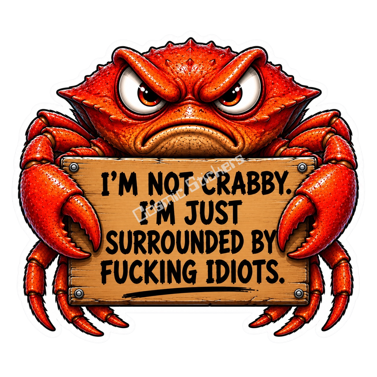 Crab with an Attitude