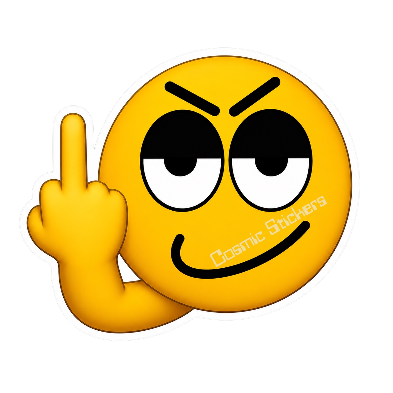 Cosmic Stickers - FU Emoji