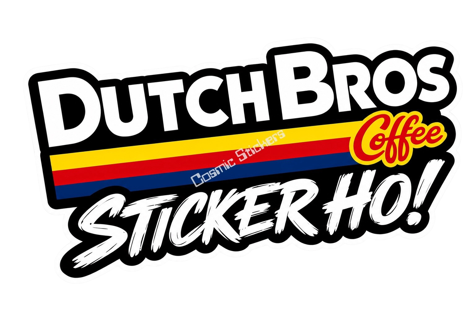 Dutch Sticker Ho! premium die-cut vinyl sticker by Cosmic Stickers
