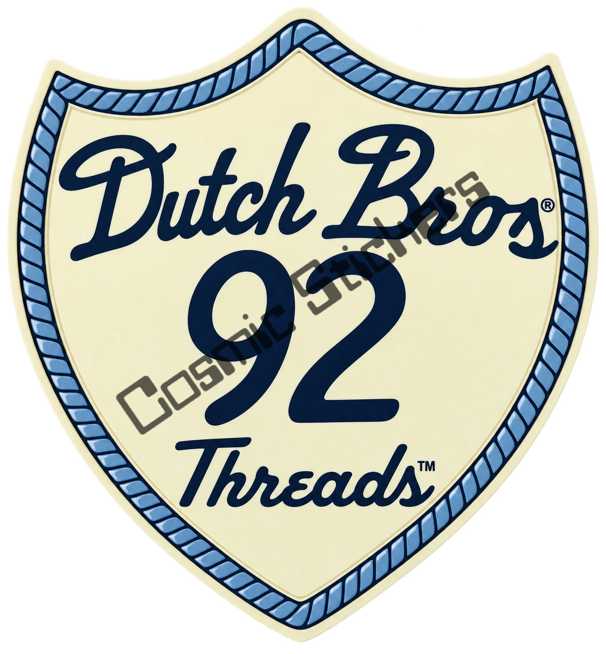 Fan-made Dutch Bros 92 Threads sticker