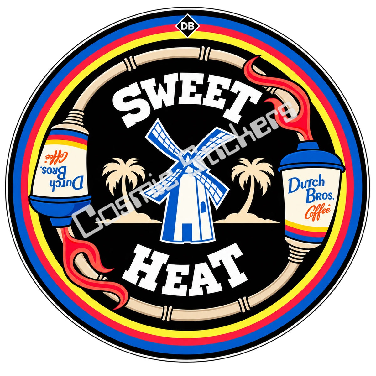 Fan-made Dutch Bros Sweet Heat sticker