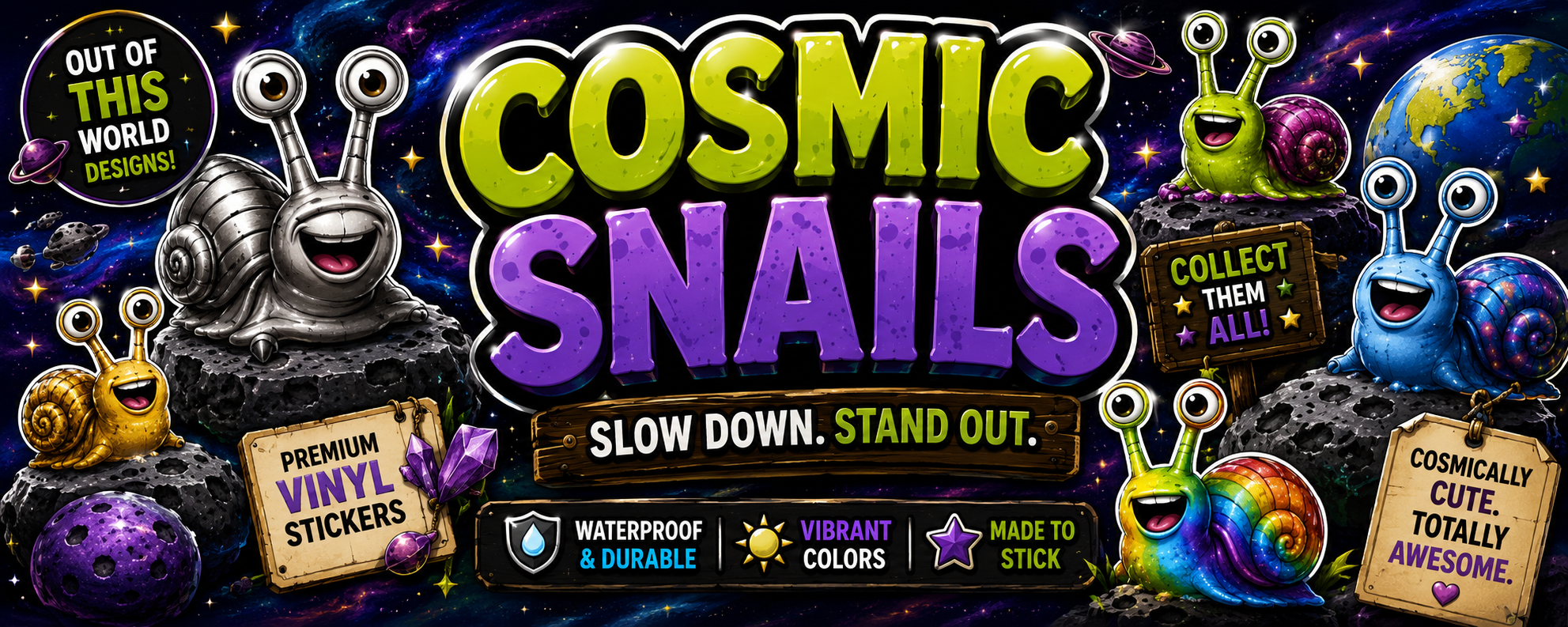 Cosmic Snails