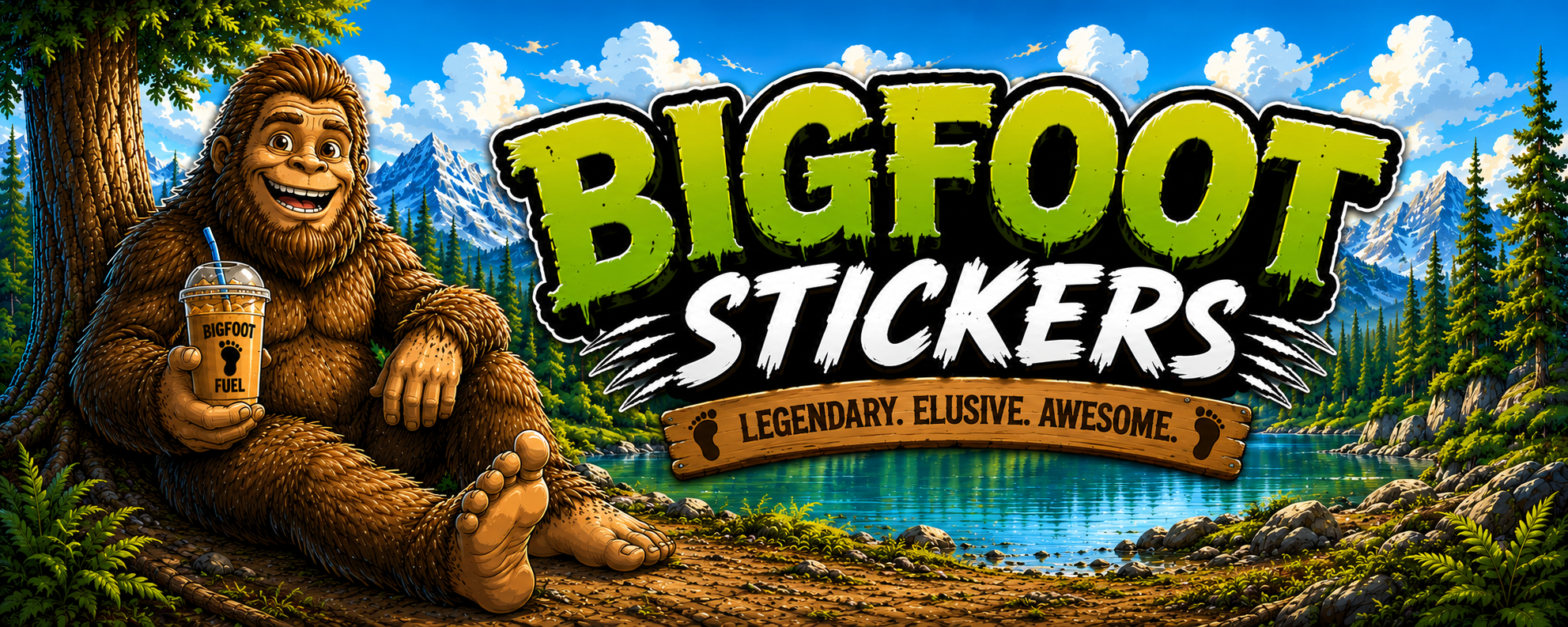 Bigfoot Stickers