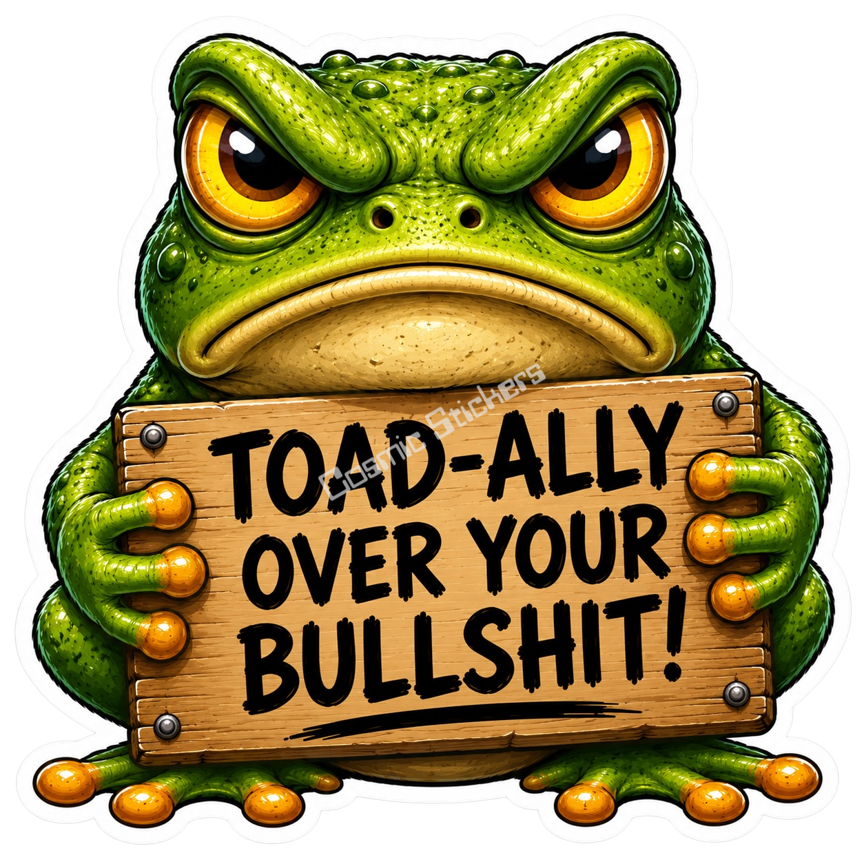 Frog with an Attitude