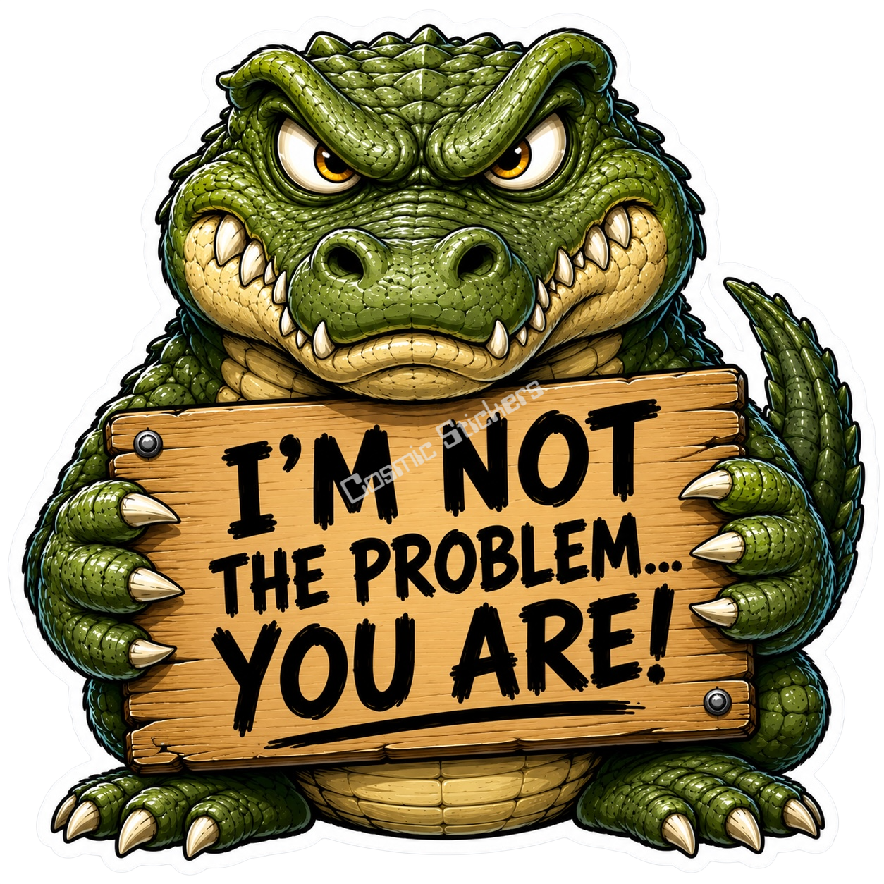 Alligator with an Attitude