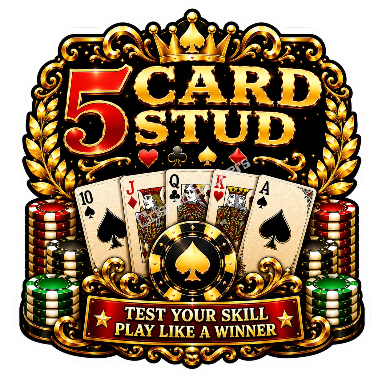 Casino Theme (5 Card Stud)