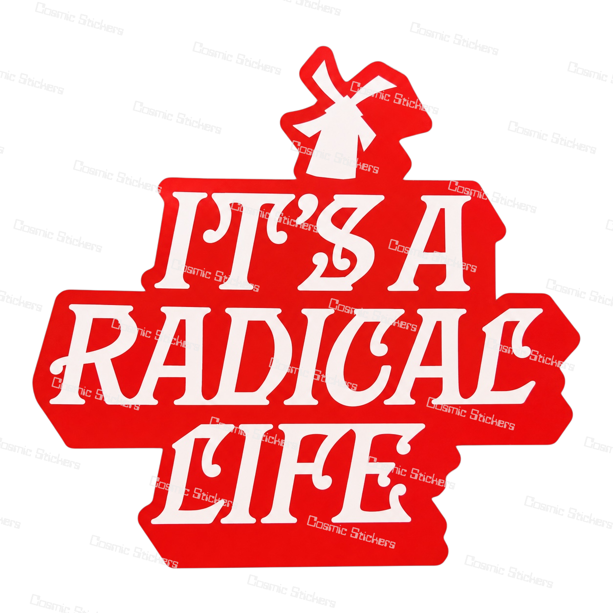 It’s a Radical Life | Dutch Bros Inspired Fan-Made Sticker