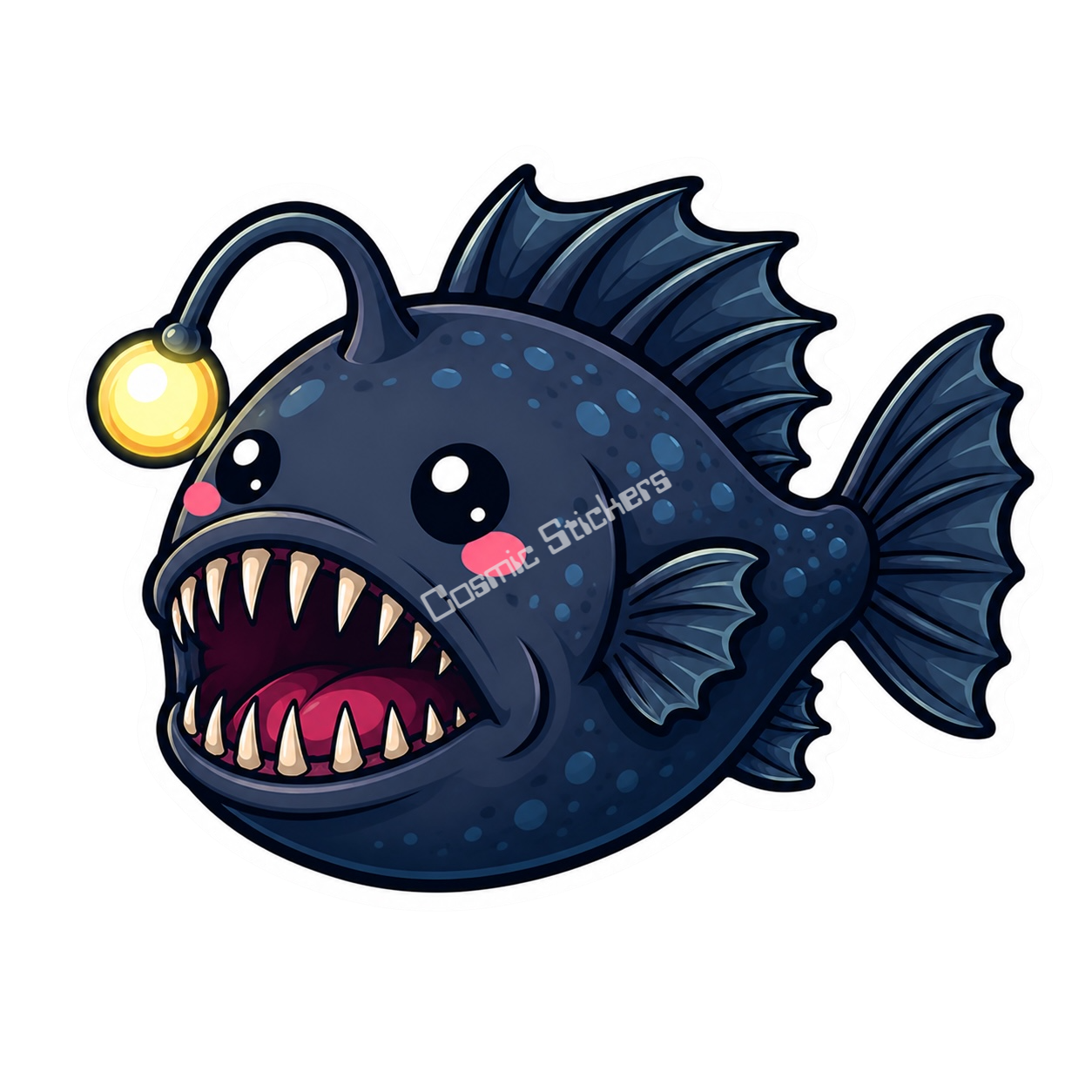 Cosmic Stickers - Angler Fish