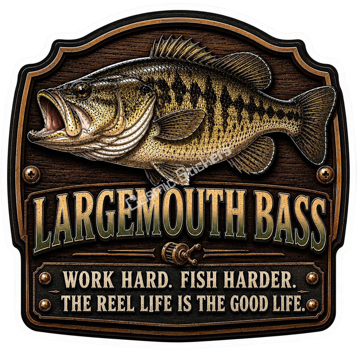 Largemouth Bass – Trophy Fish Sticker