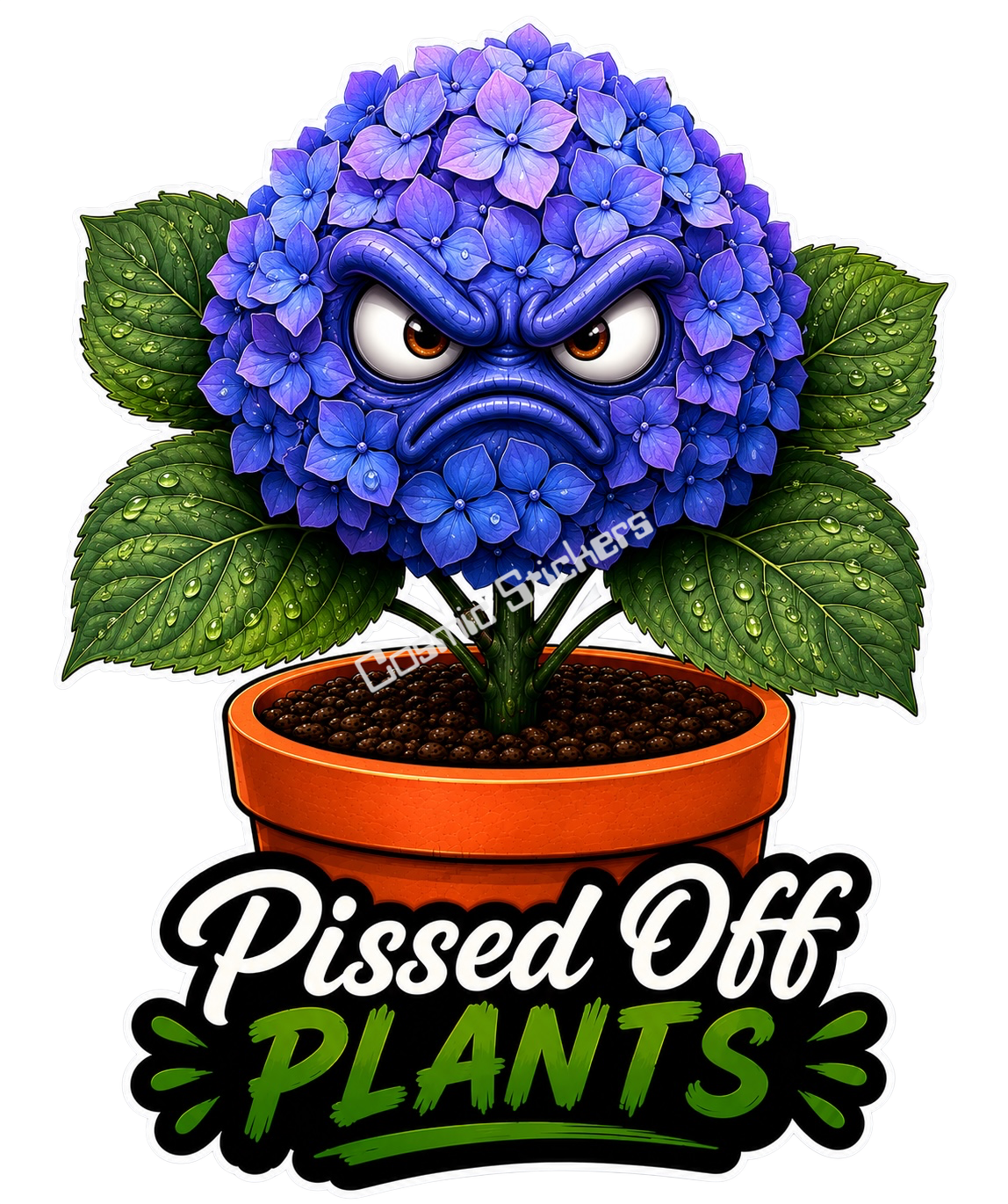 Pissed Off Plants – Prickly Mood Vinyl Sticker