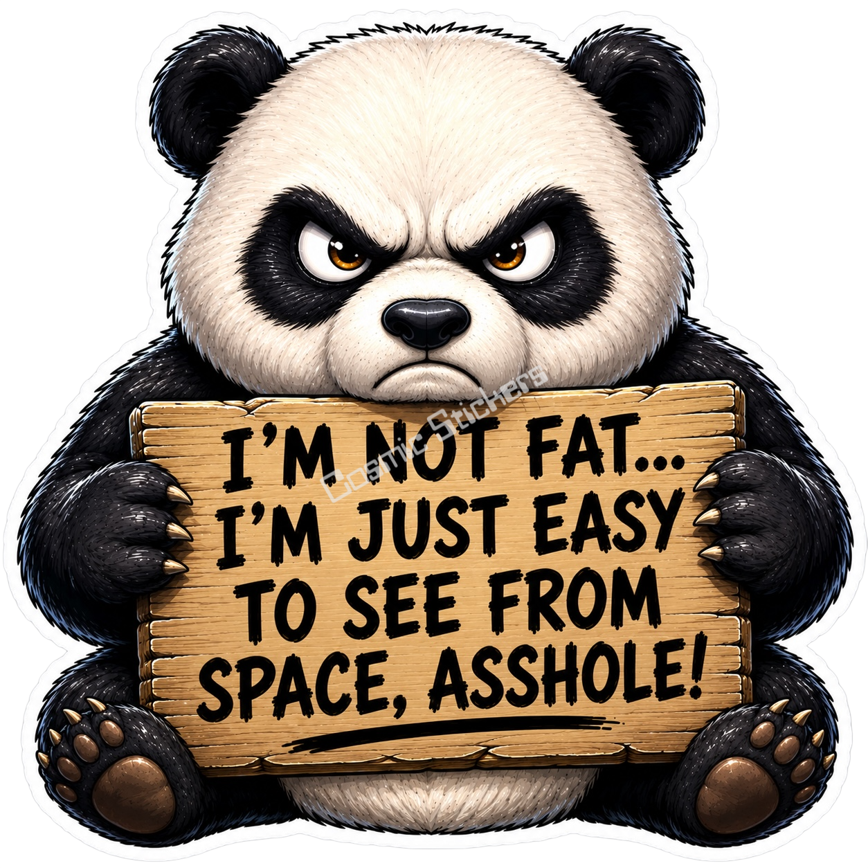 Panda with an Attitude
