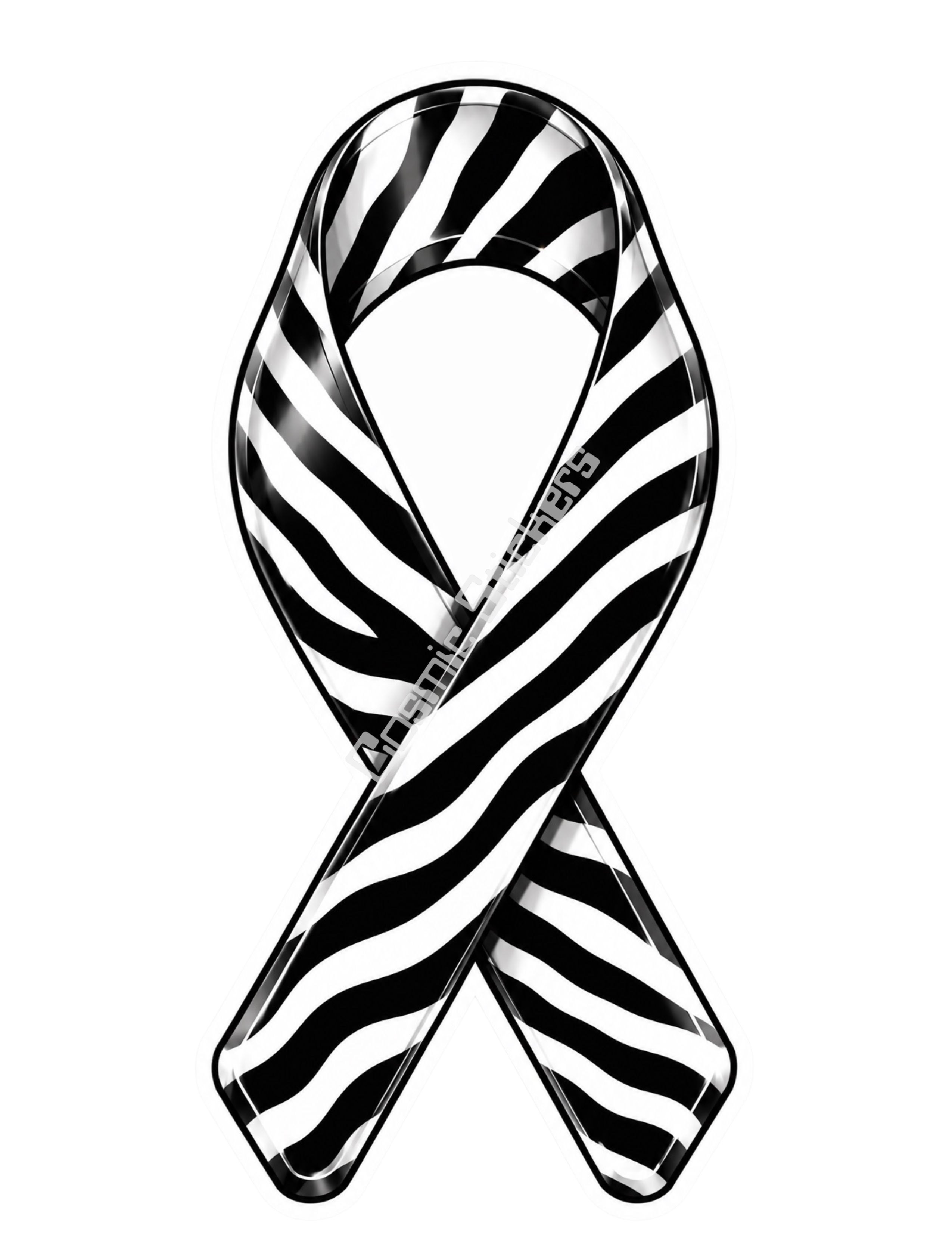Awareness Ribbon Stickers - Neuroendocrine Cancer