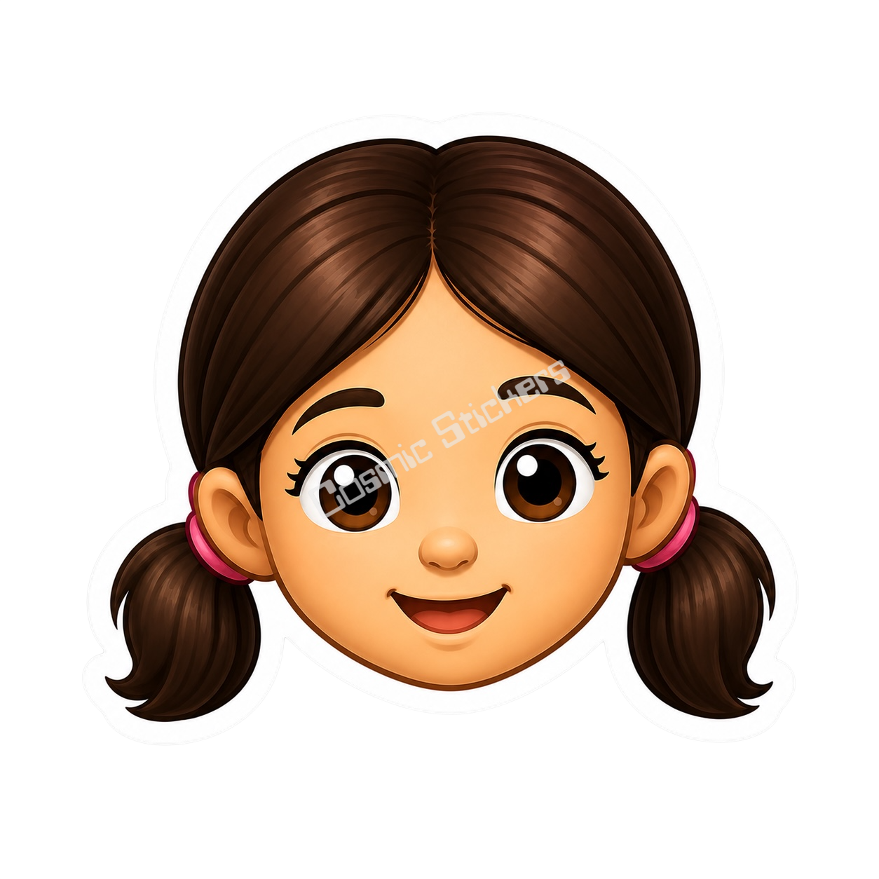 Cosmic Emoji - Dark Haired