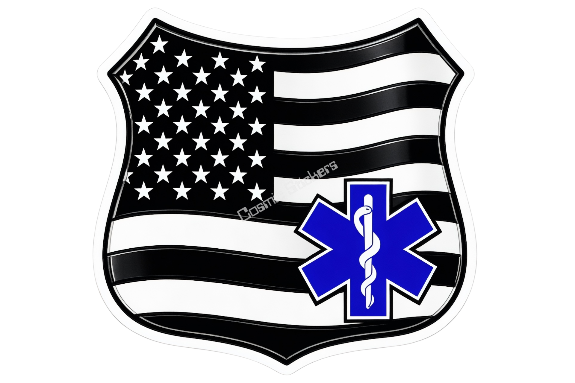 EMT Flag Badge