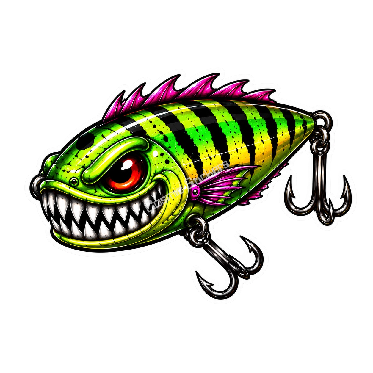 Strike Beasts™️ •Tsunami• Fishing Lure Sticker