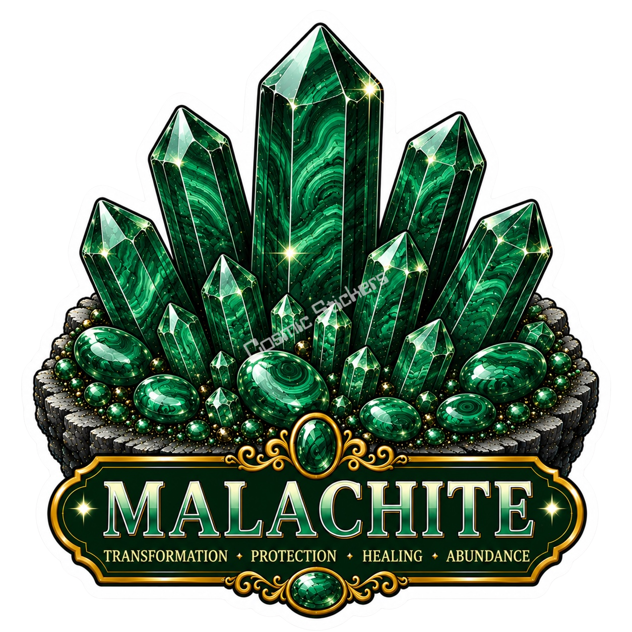 Crystal Meanings Collection - Malachite