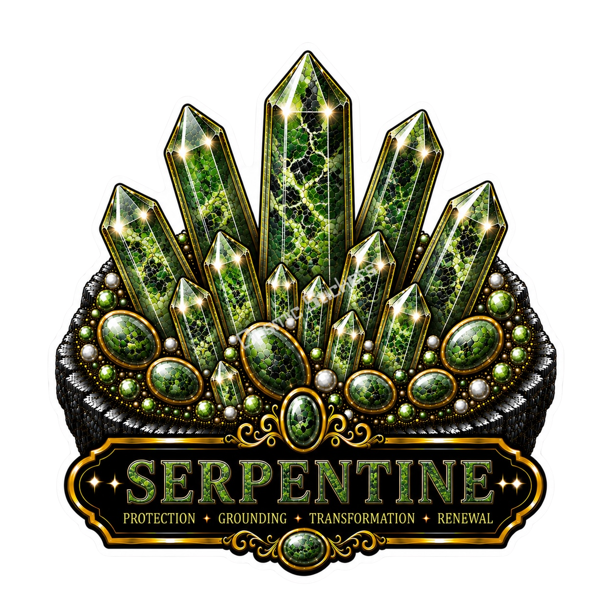 Crystal Meanings Collection - Serpentine