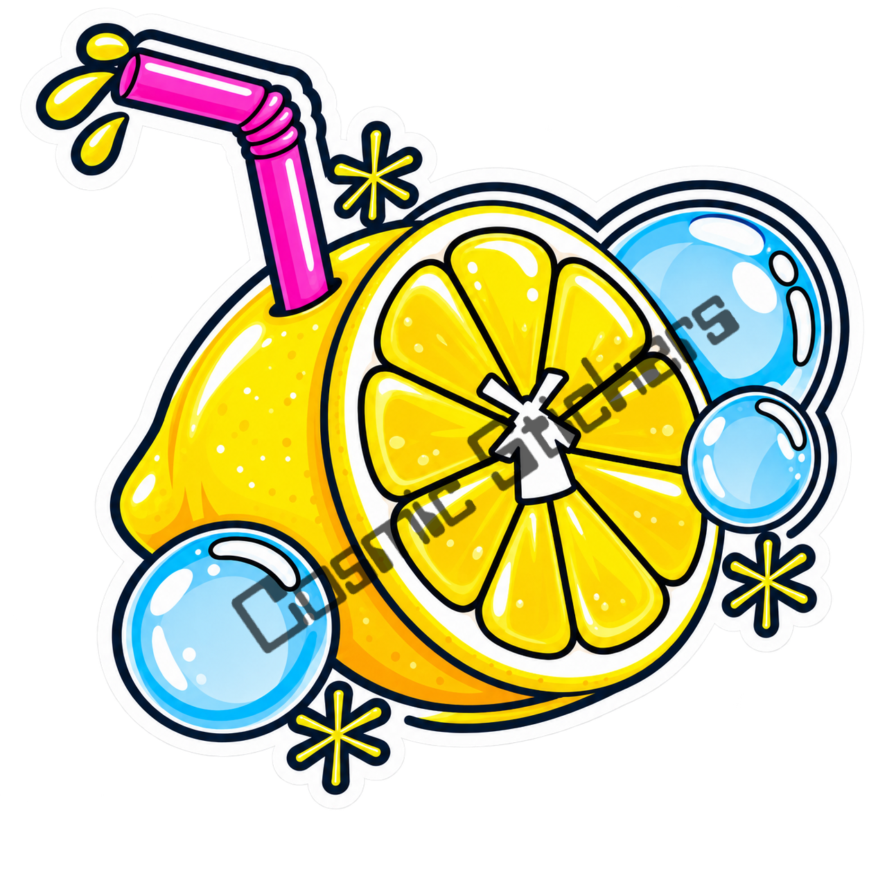 Fan-Made Dutch Bros Lemon Fizz Sticker