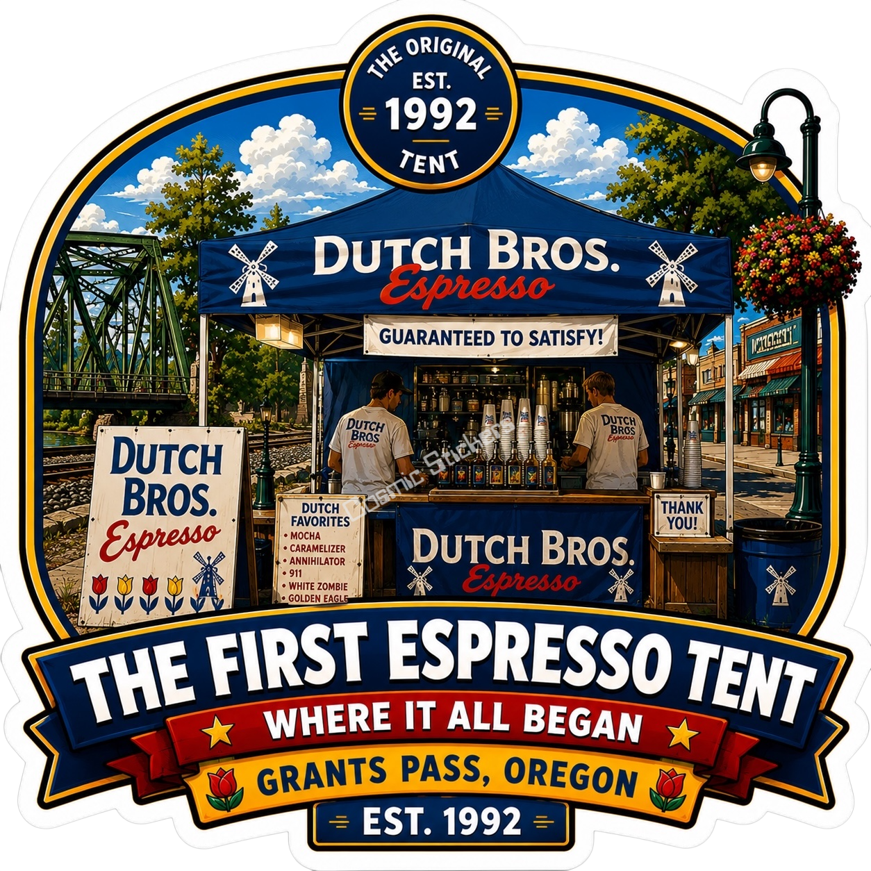 Dutch Bros Coffee History- The First Espresso Tent