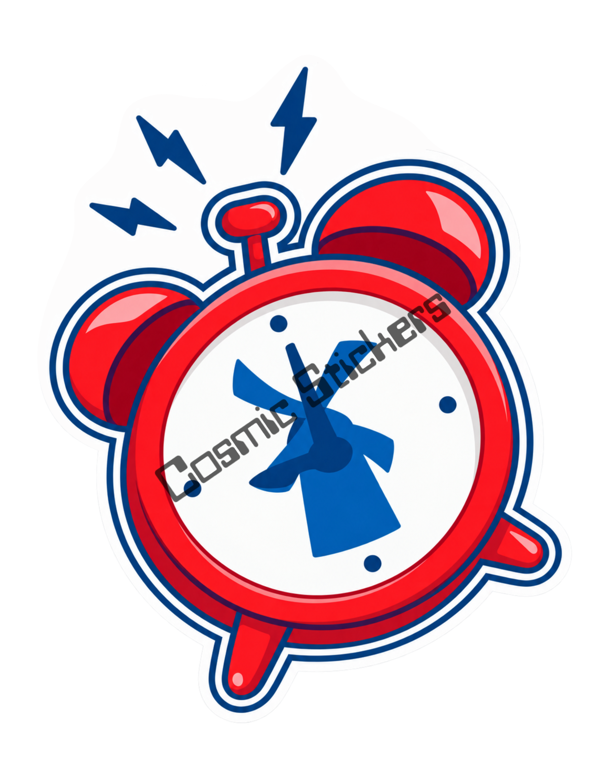 Fan-Made Dutch Bros Wake Up Call Sticker