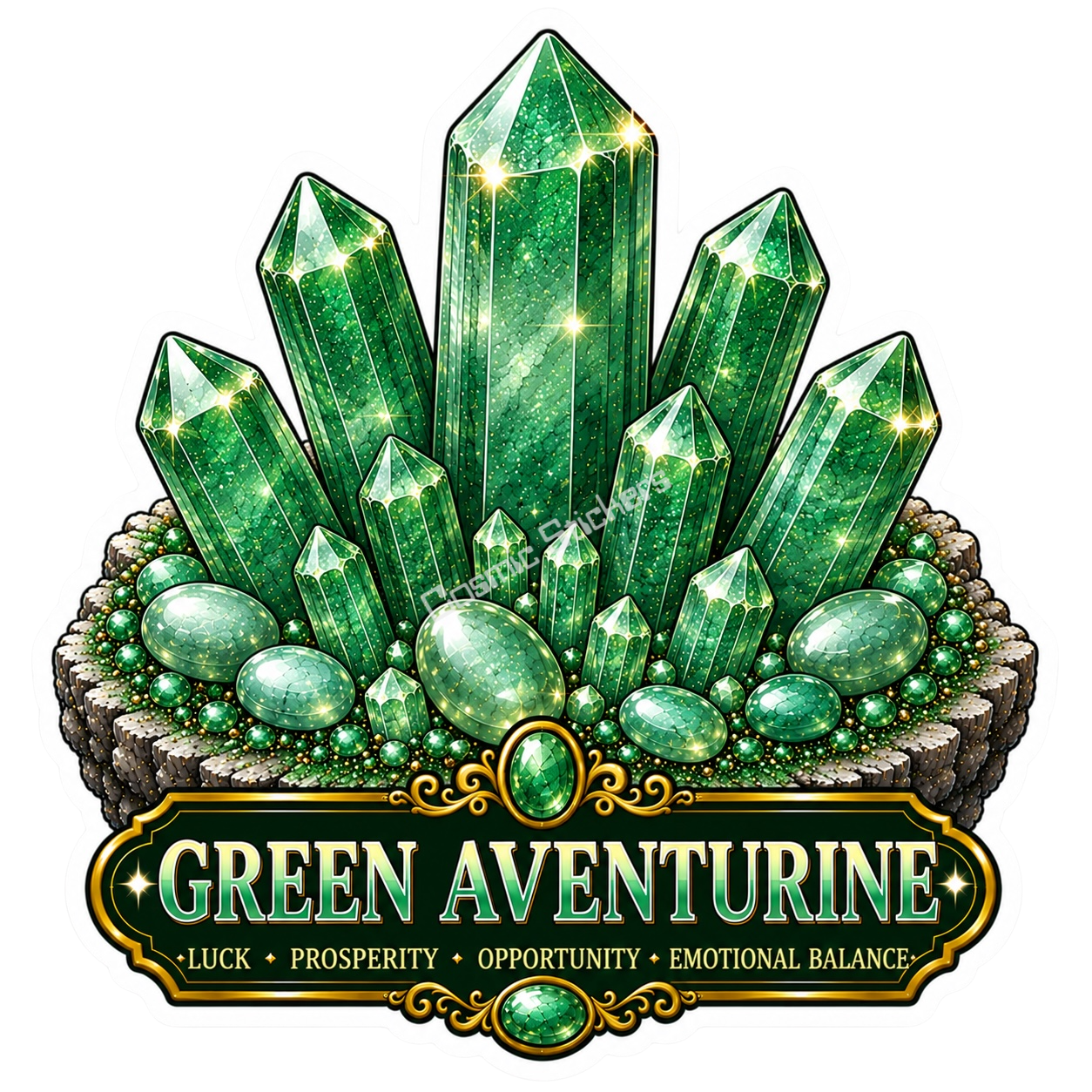 Crystal Meanings Collection - Green Aventurine