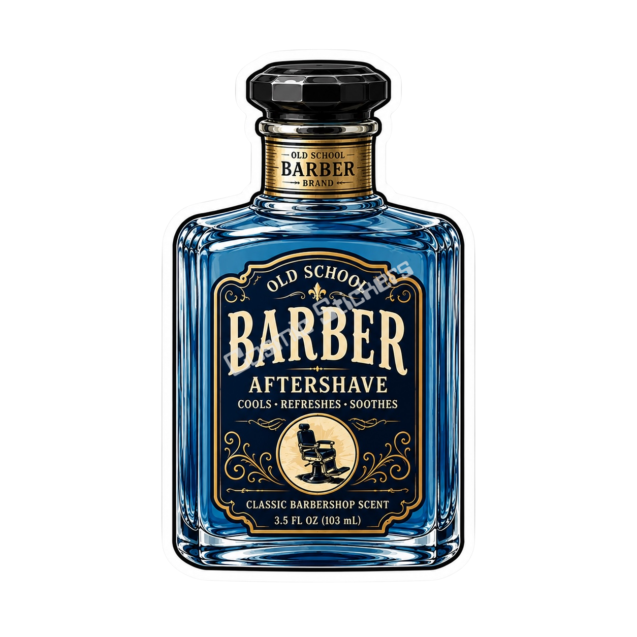 Barber Collection (Old School Edition) Blue Aftershave