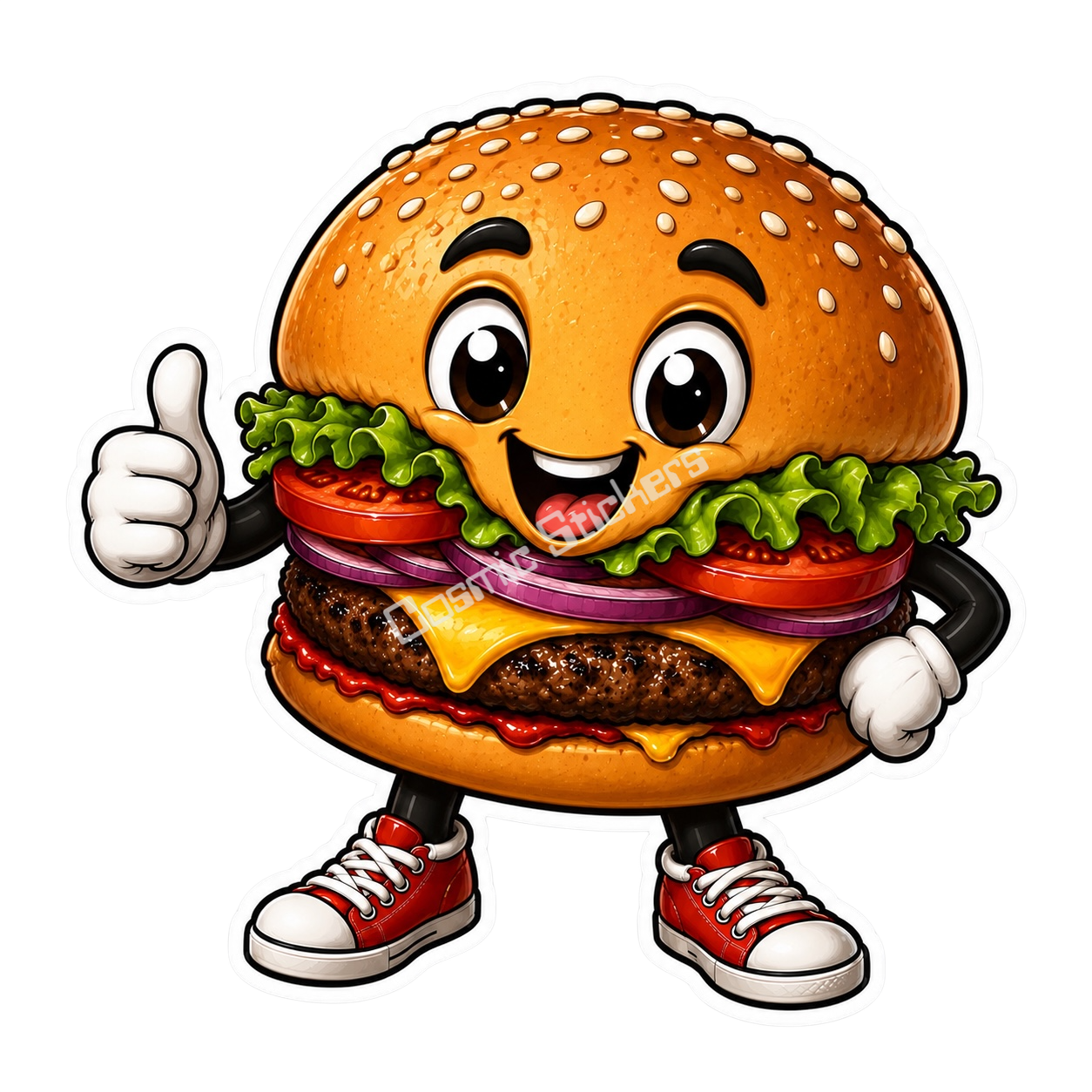 Cosmic Stickers - Hamburger