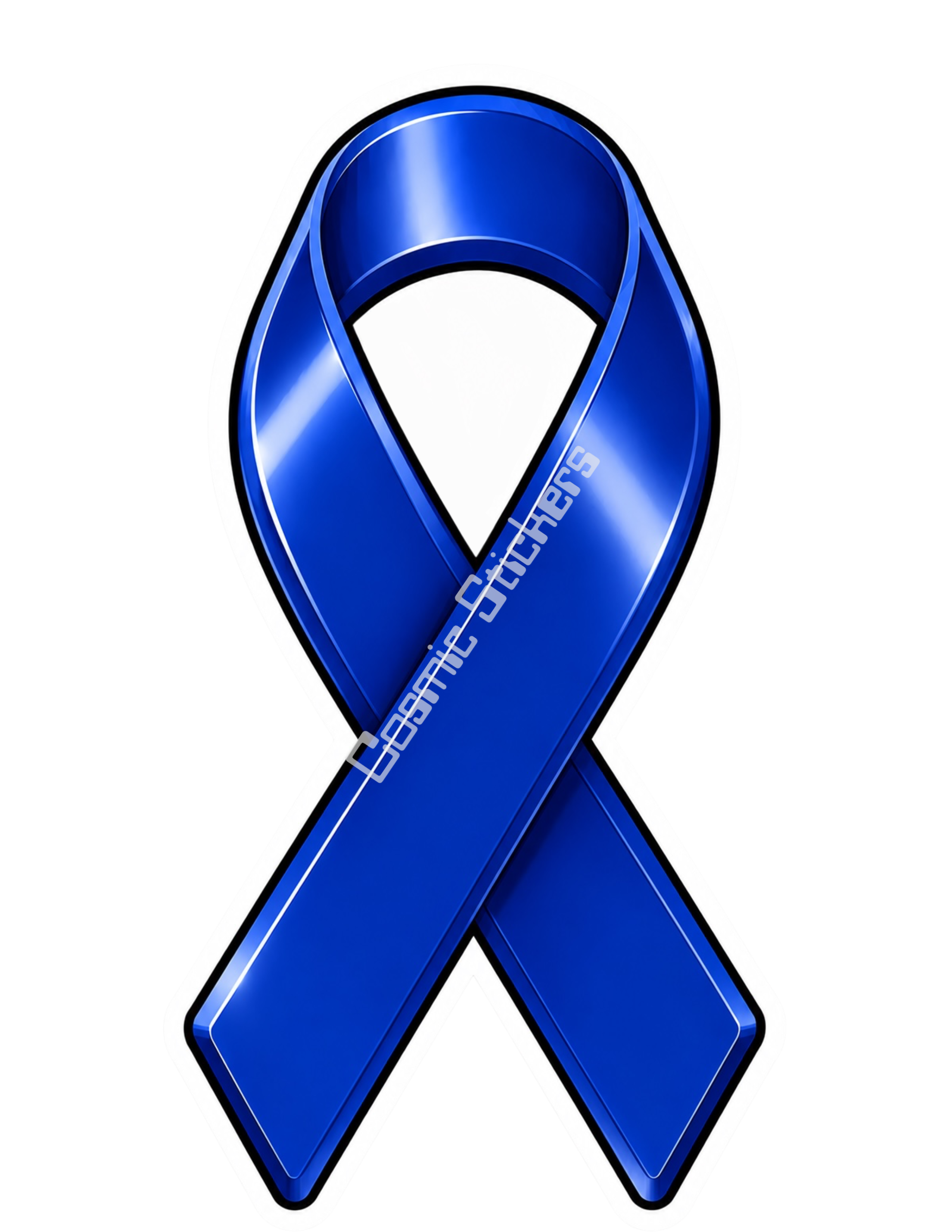 Awareness Ribbon Stickers - Colon Cancer