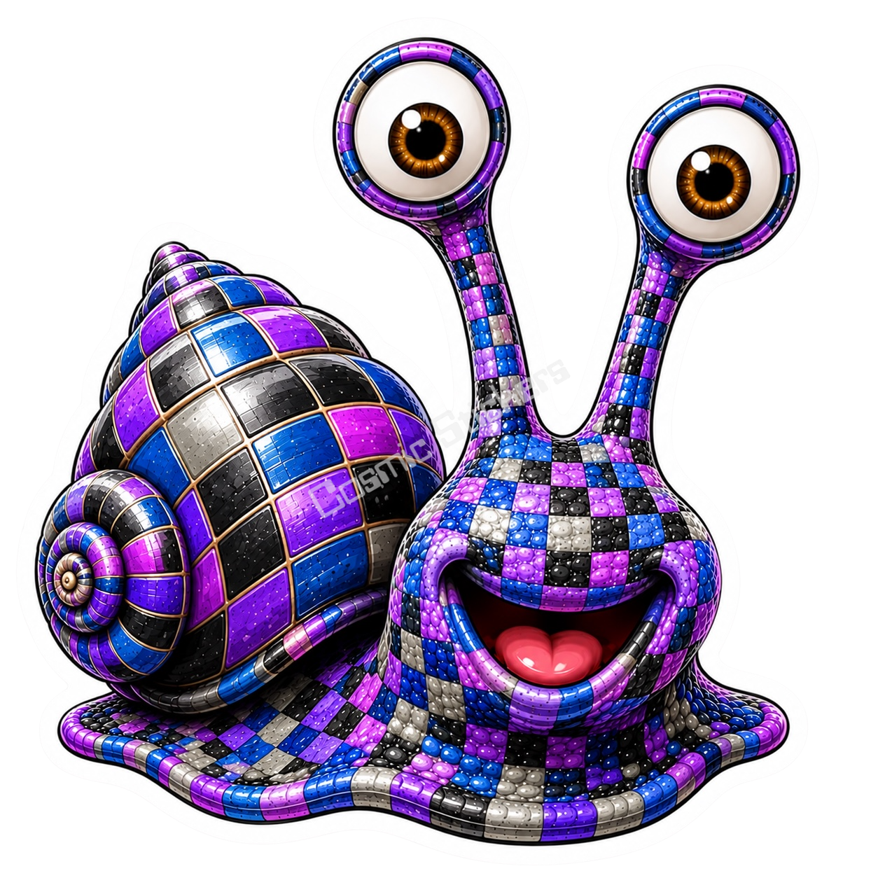 Cosmic Snails •Pepper• premium die-cut vinyl sticker by Cosmic Stickers
