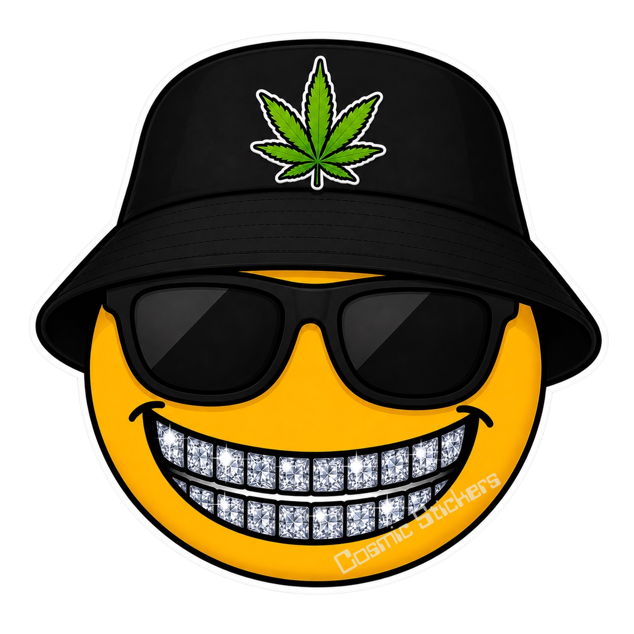 Cosmic Emoji - w/ 420 Hat
