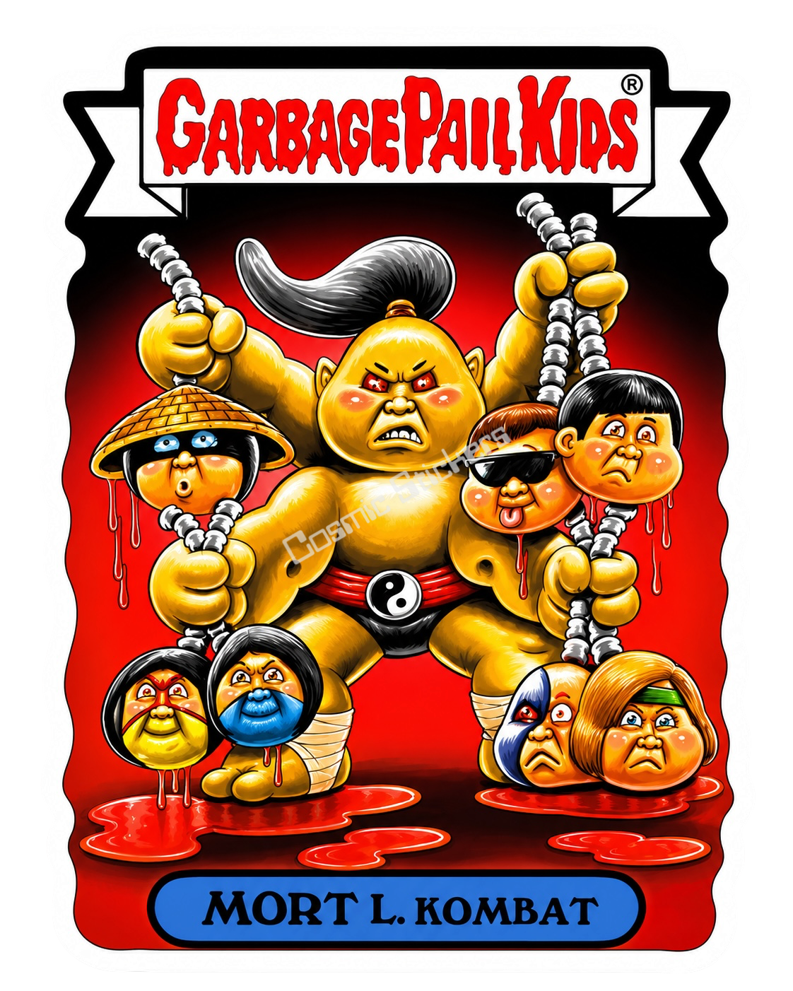Garbage Pail kids (Mort L. Kombat)