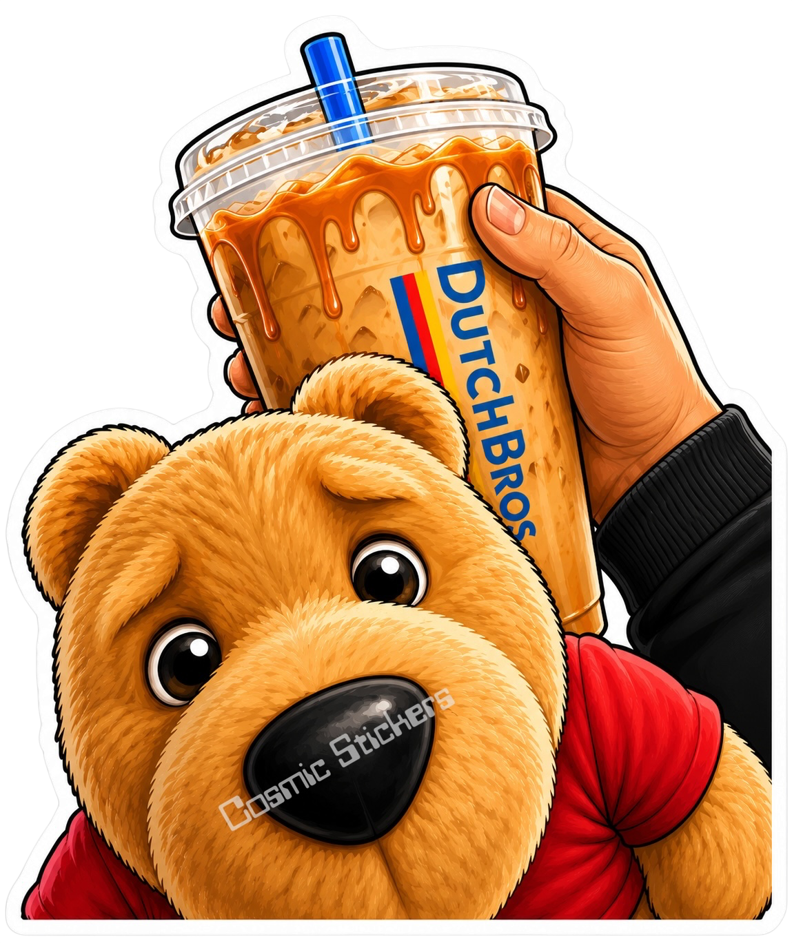 Viral TikTok Post of Winnie the Bear Begging for Dutch Iced Coffee
