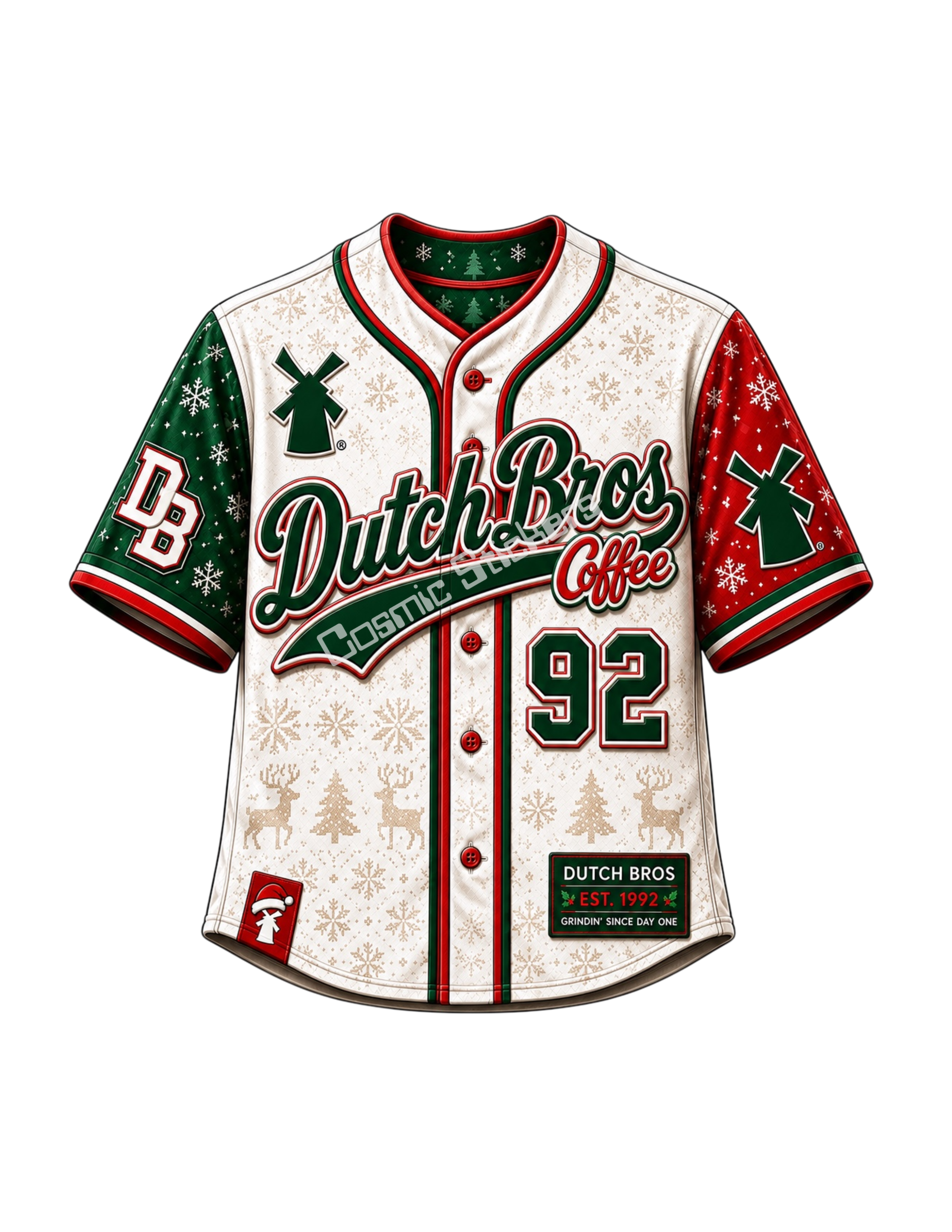 Dutch Bros Jersey Sticker #1
