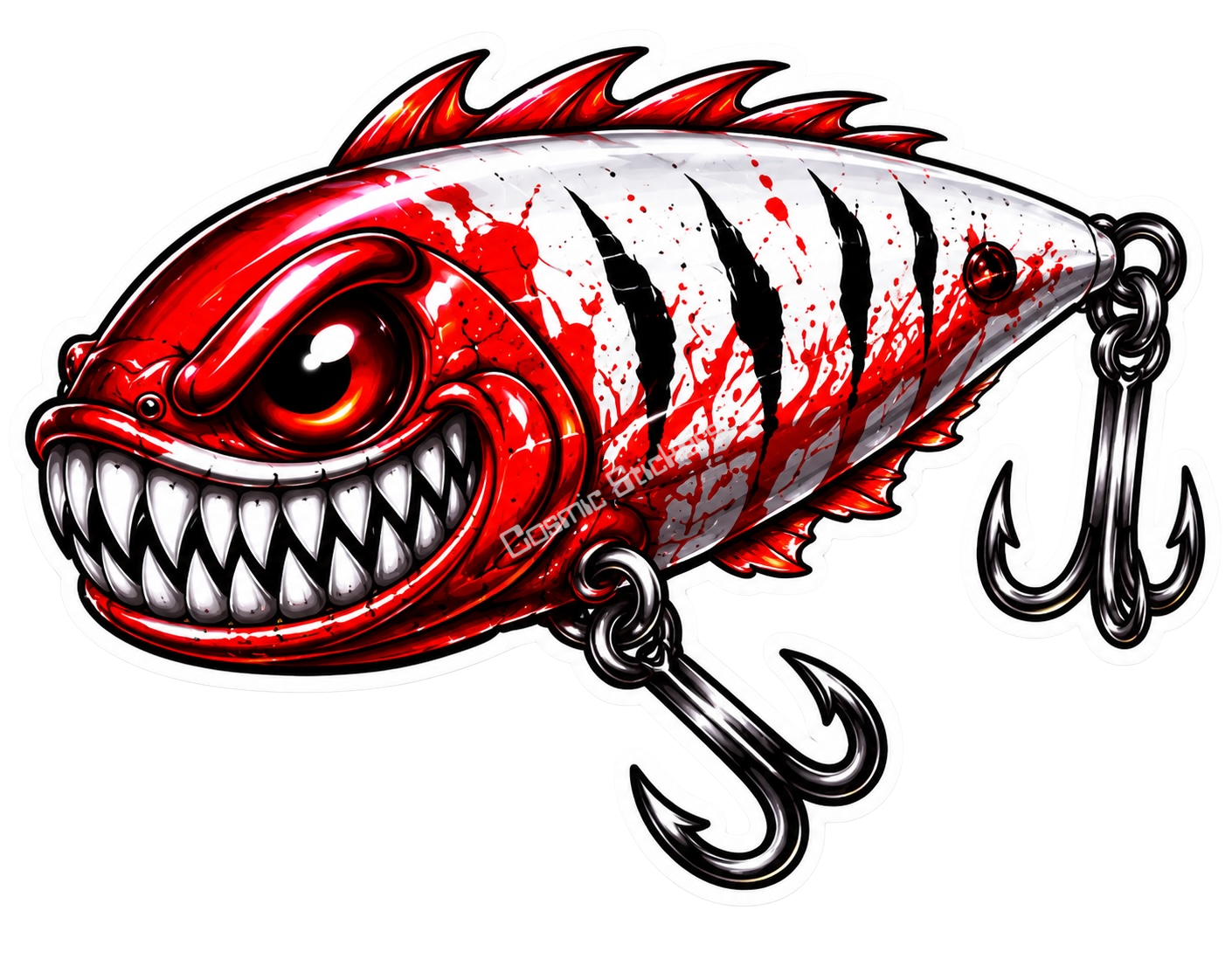 Strike Beasts™️ •Nemesis• Fishing Lure Sticker