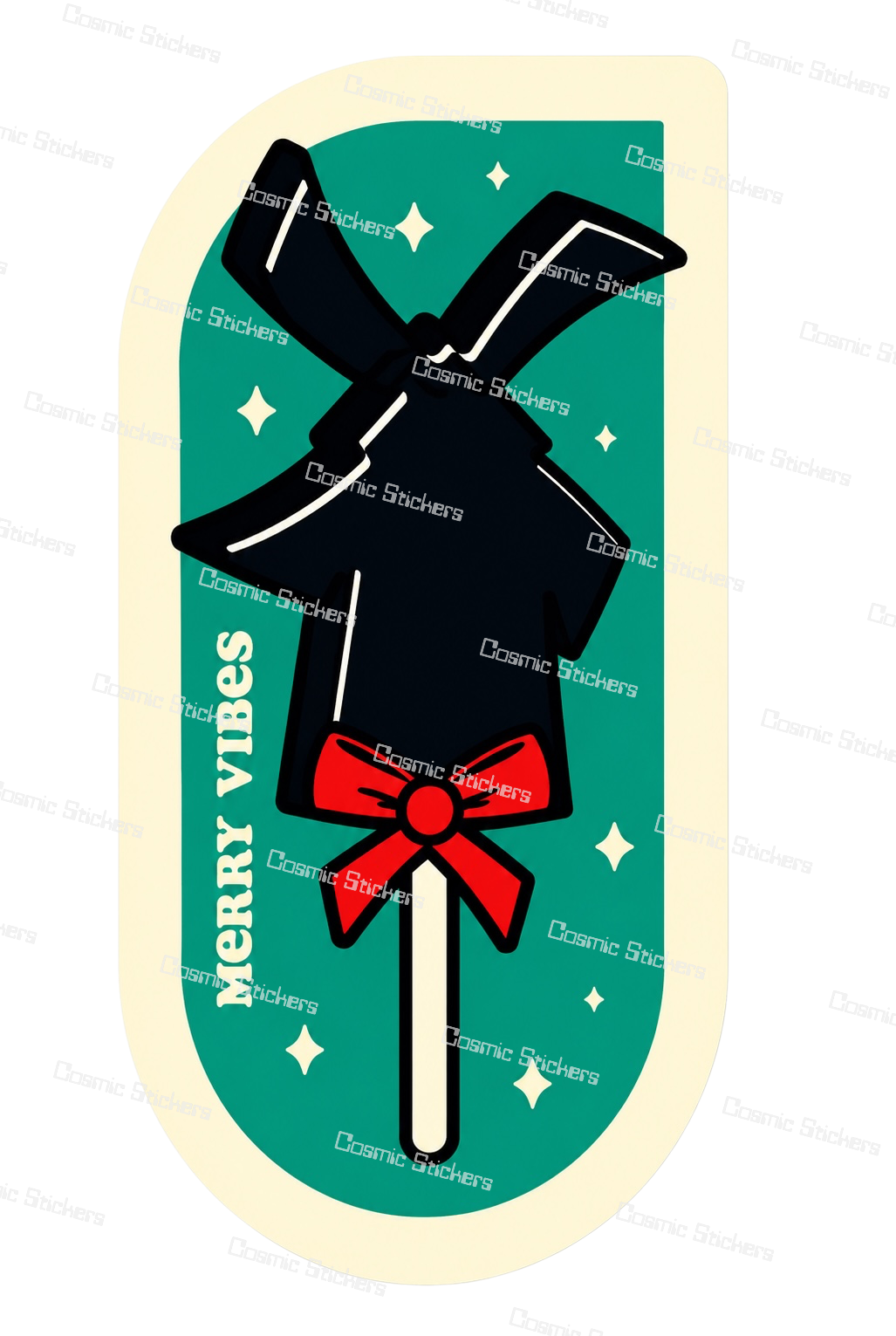 Merry Vibes | Dutch Bros Inspired Fan-Made Sticker