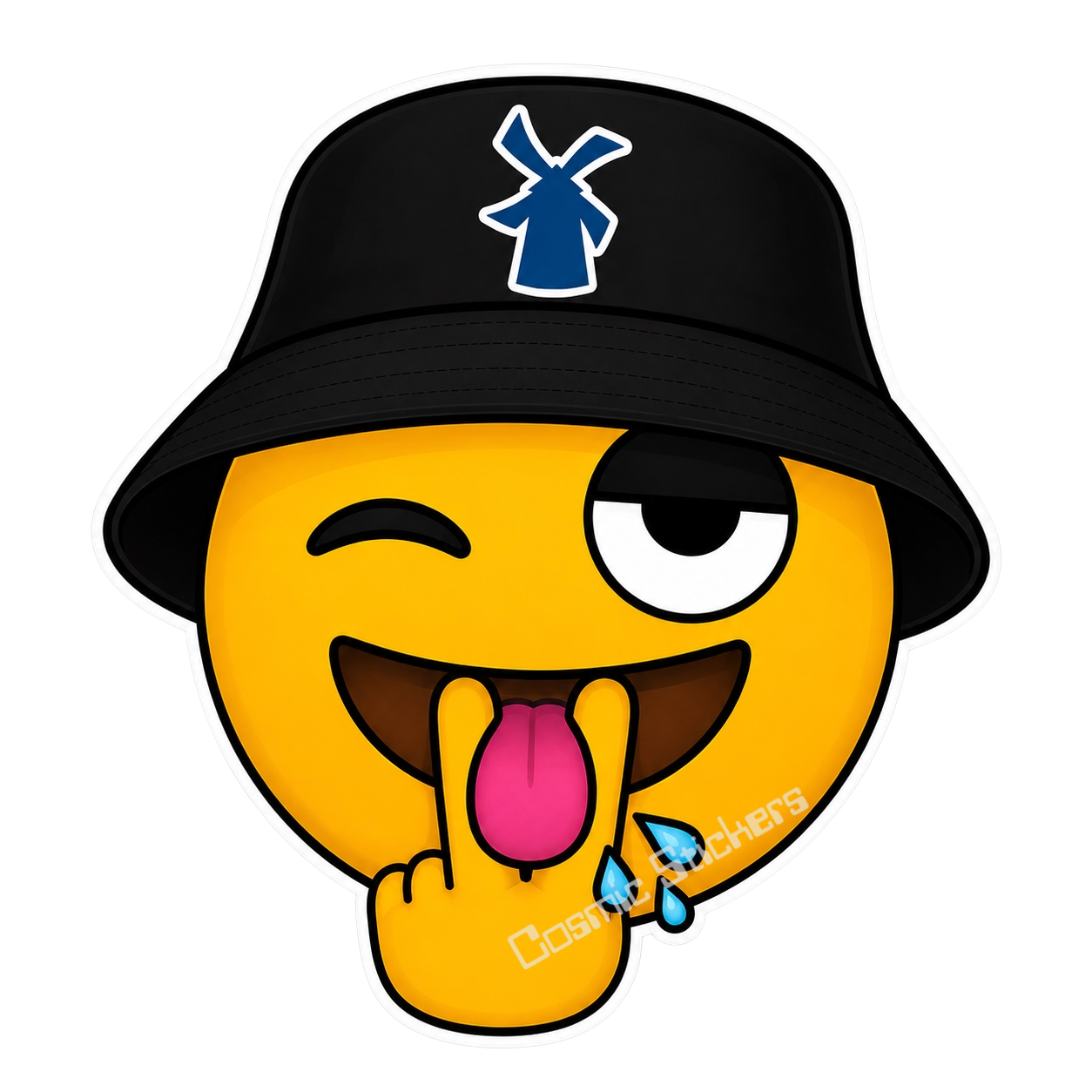 Dutch Bros - Emoji w/ Tongue