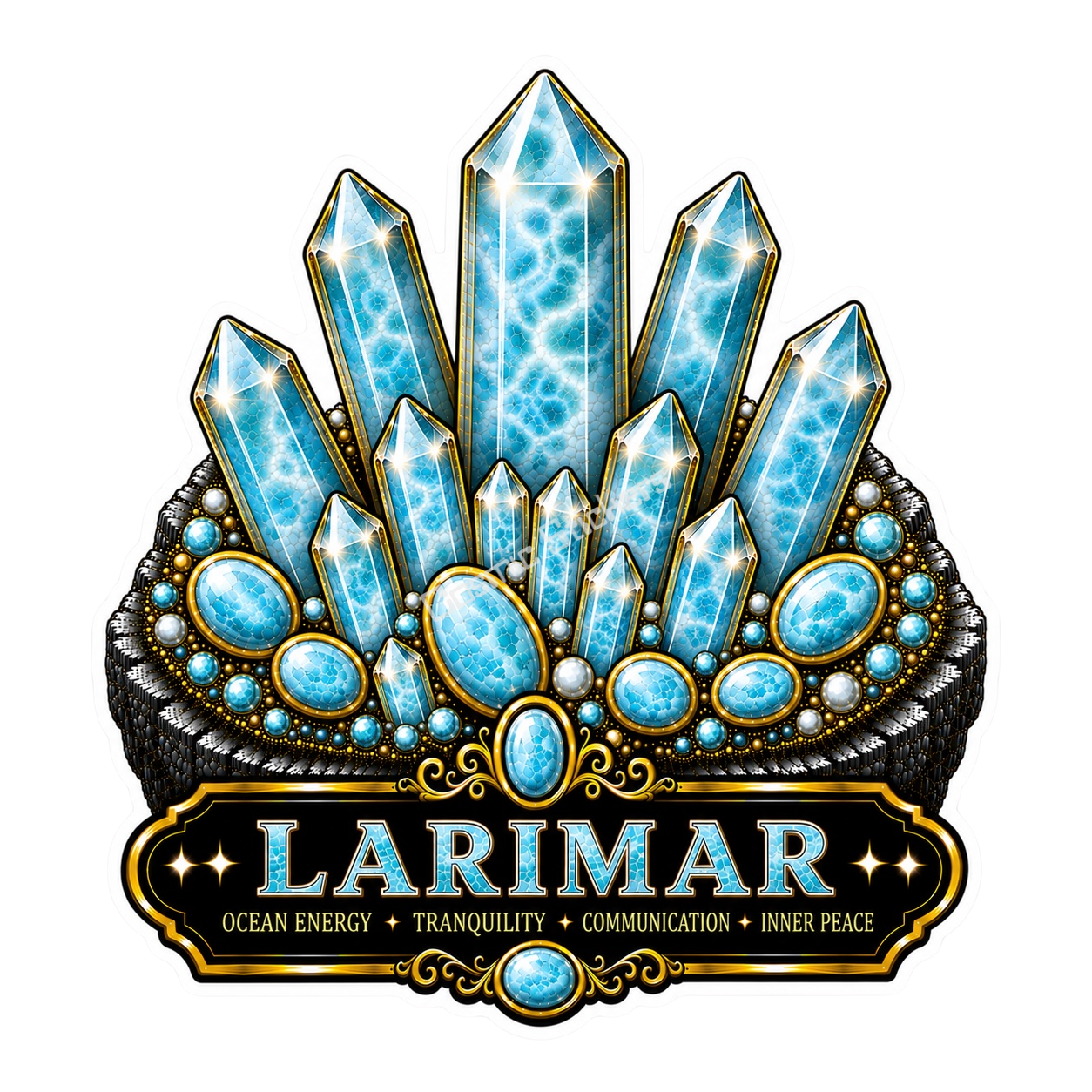 Crystal Meanings Collection - Larimar