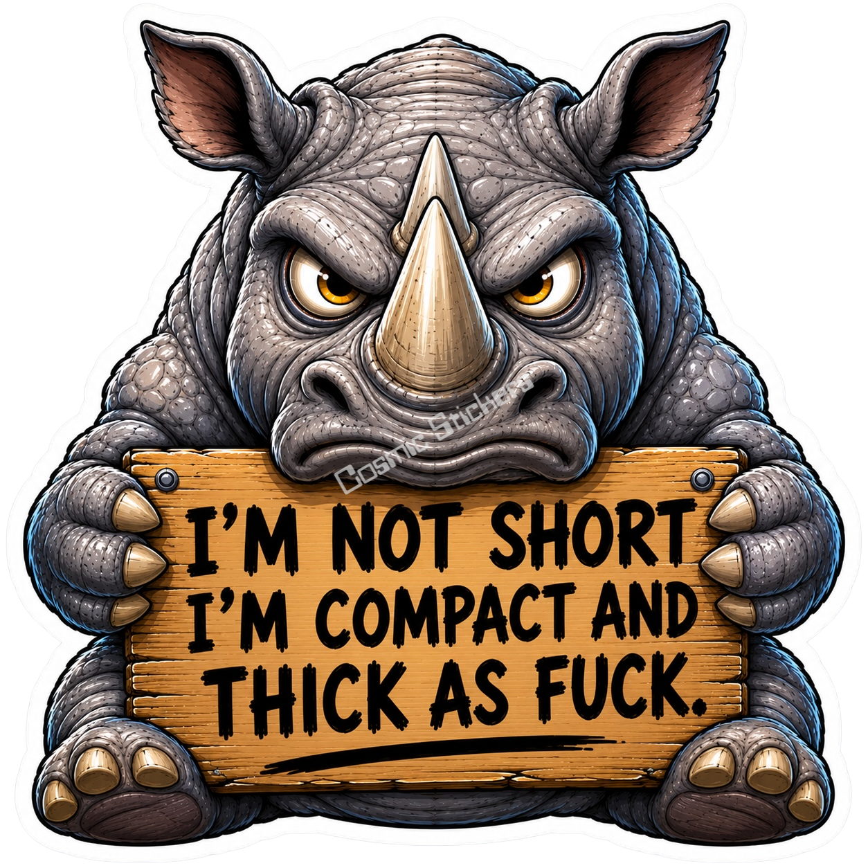 Rhino with an Attitude