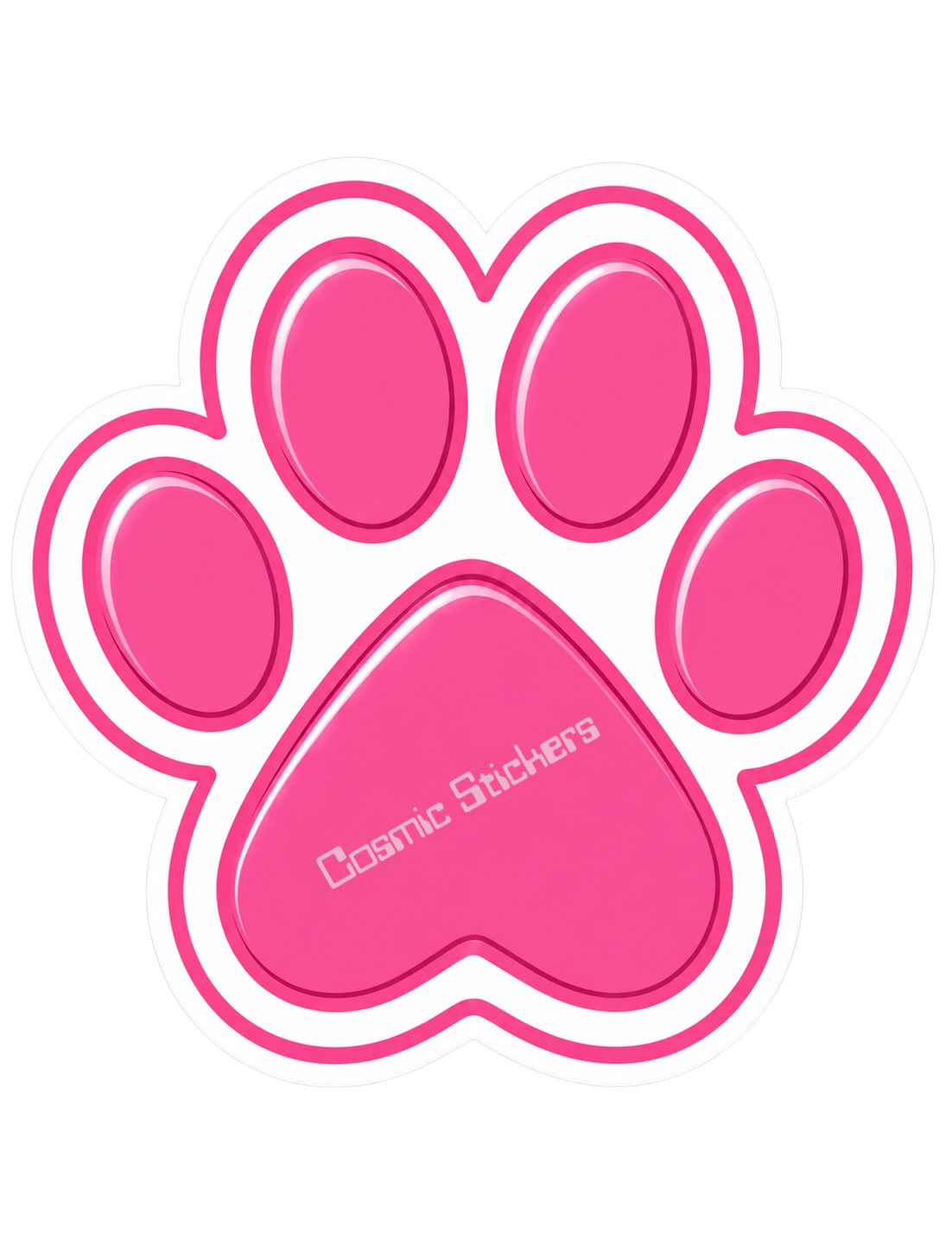 Cat Paw Print - Pink