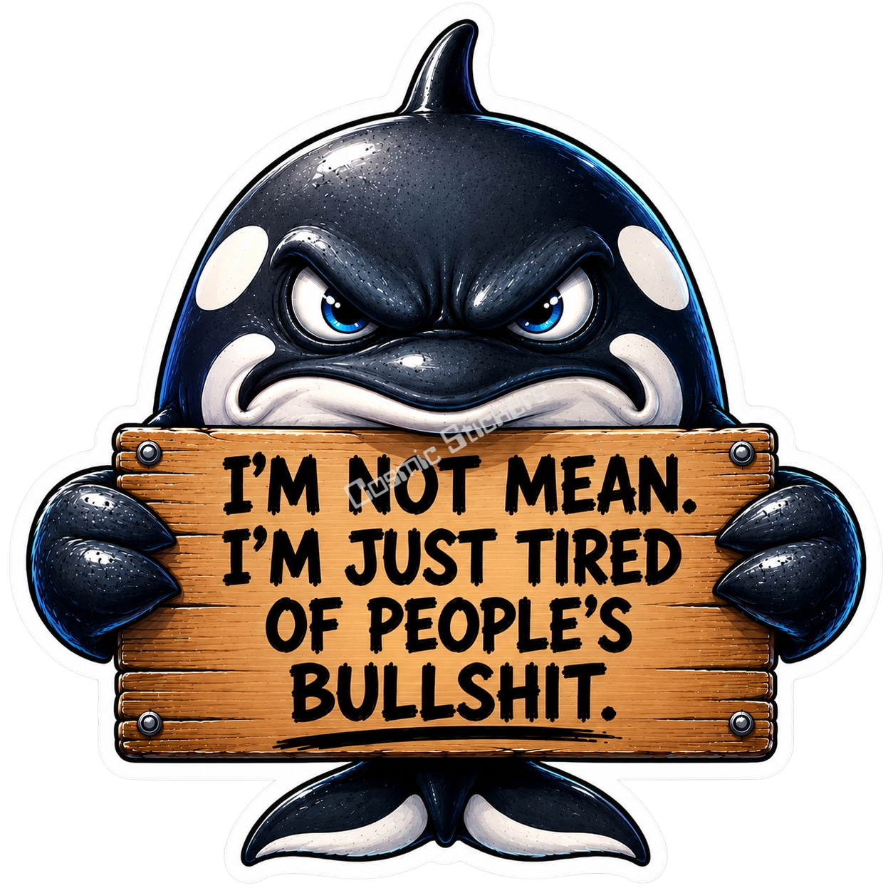 Killer whale with an Attitude