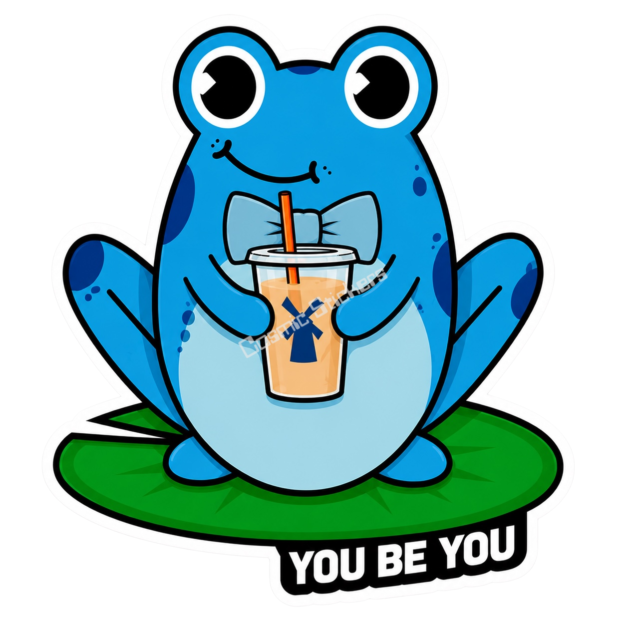 Dutch Coffee Frogs - Blue Frog W/ Bow Tie